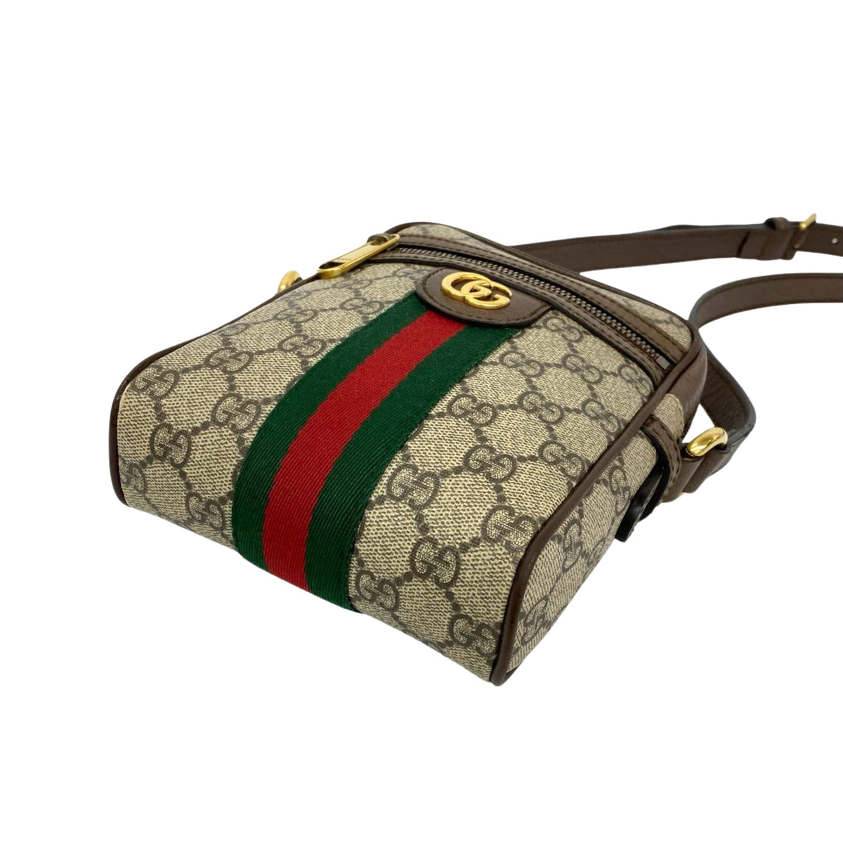 Gucci Mini GG Supreme Web Ophidia Messenger Bag