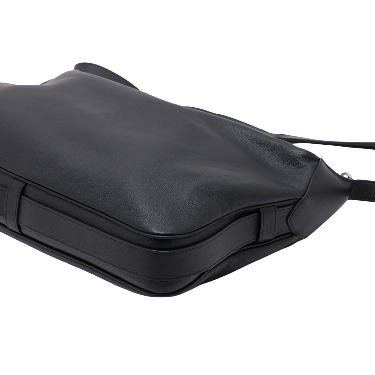 Celine Large Leather Strap Romy — Black