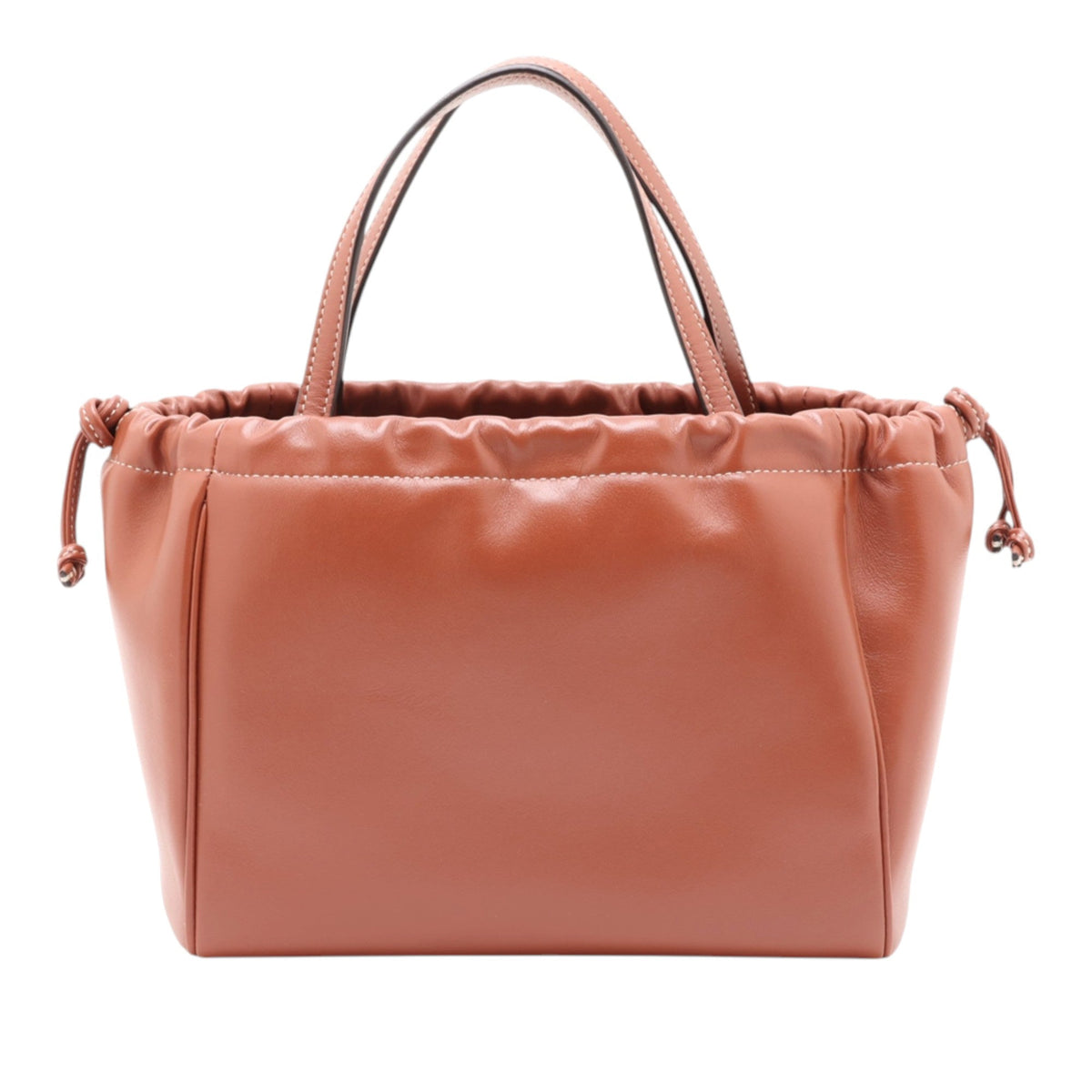 Celine Small Calfskin Cuir Triomphe Cabas Drawstring Satchel