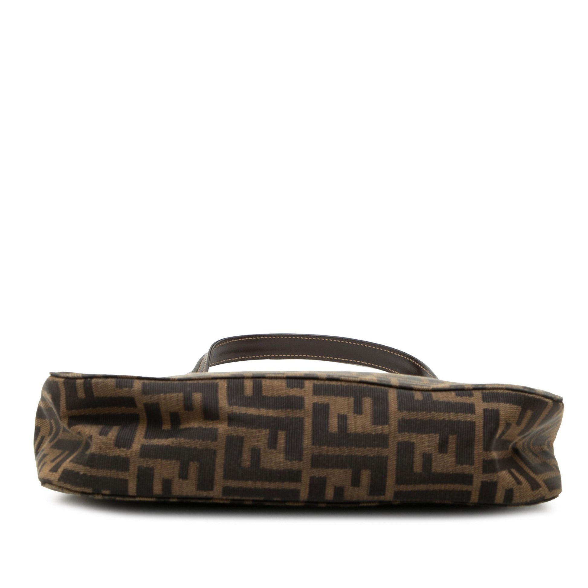 Fendi Zucca Canvas Shoulder Bag