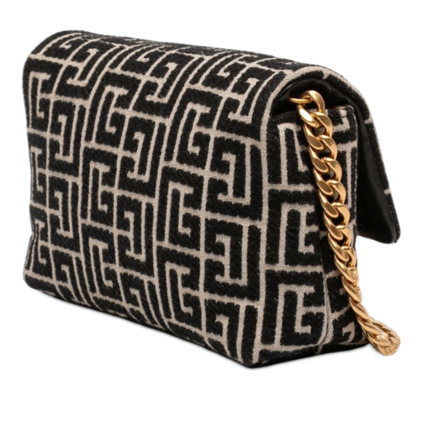 Balmain Mini Monogram Jacquard 1945 Crossbody