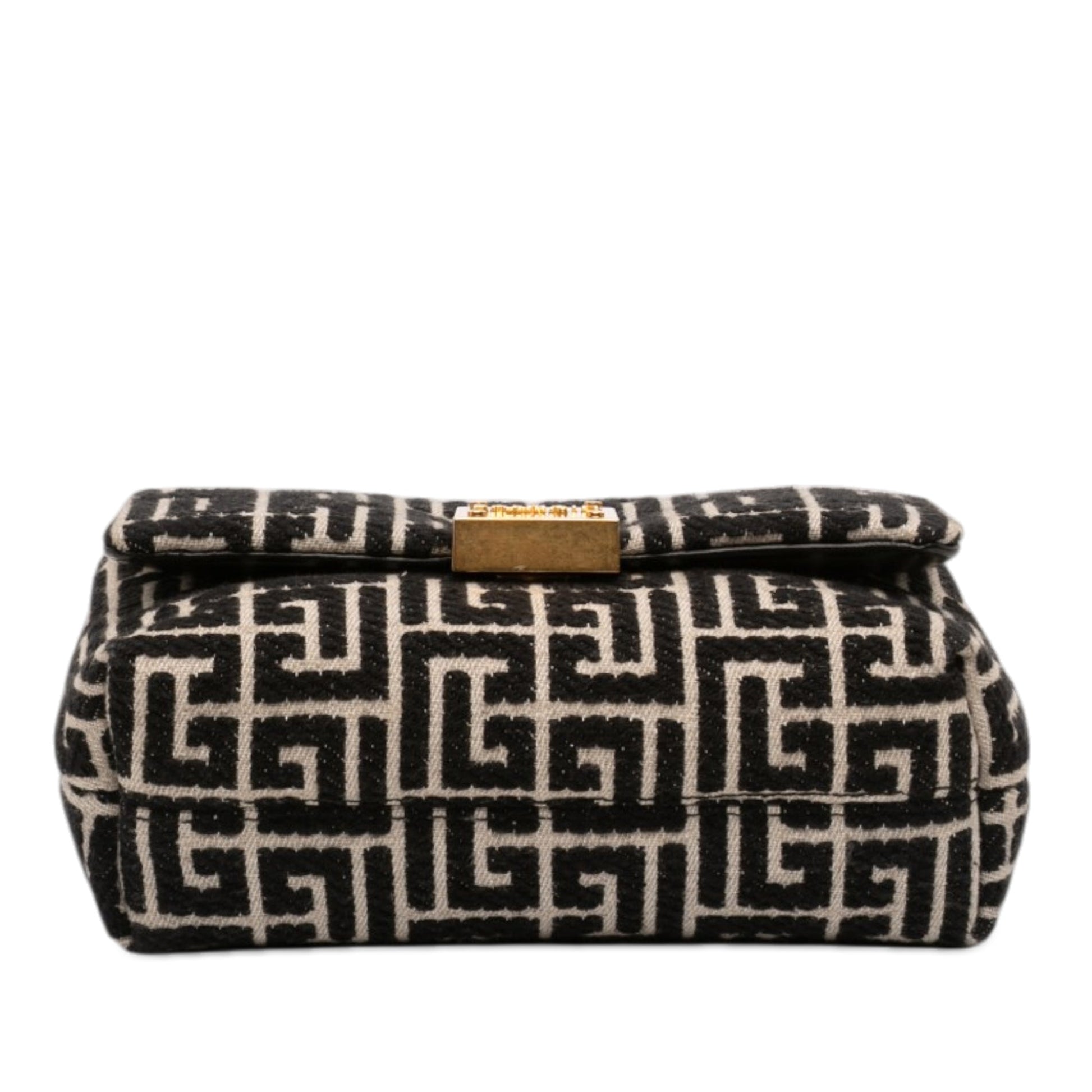 Balmain Mini Monogram Jacquard 1945 Crossbody