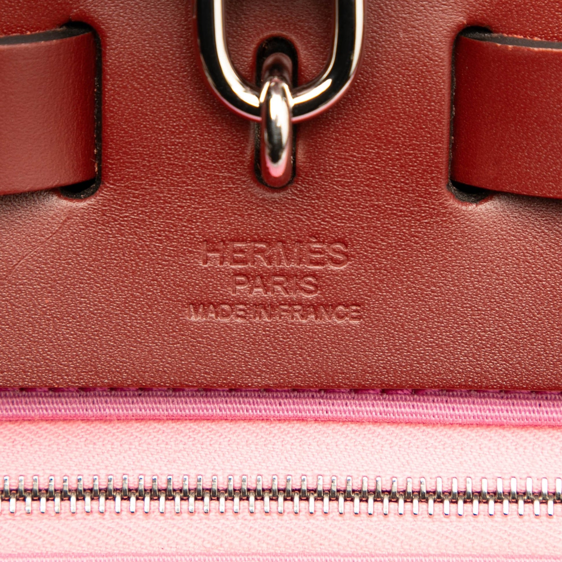 Hermès Toile Herbag Zip Retourne Verso 31