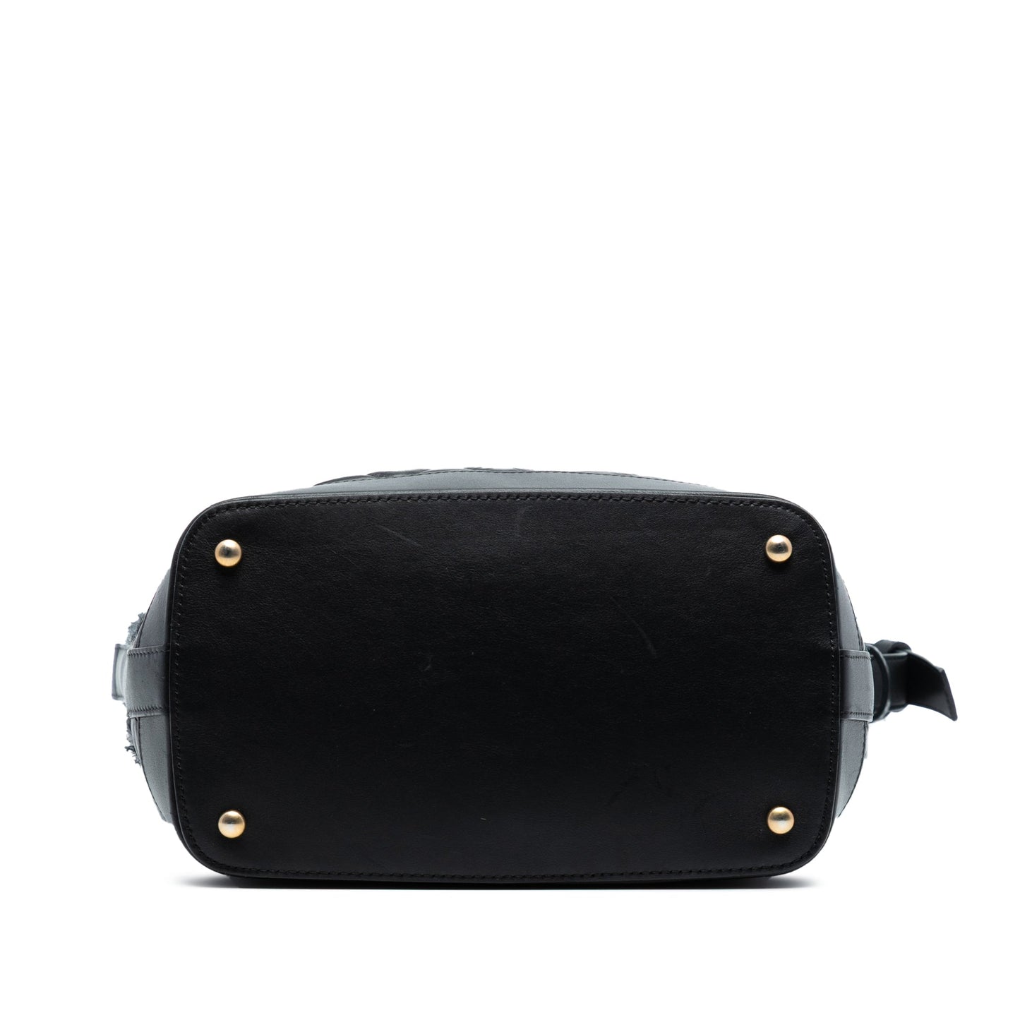 Chanel Quilted Aged Calfskin and Tweed Casual Style Hobo