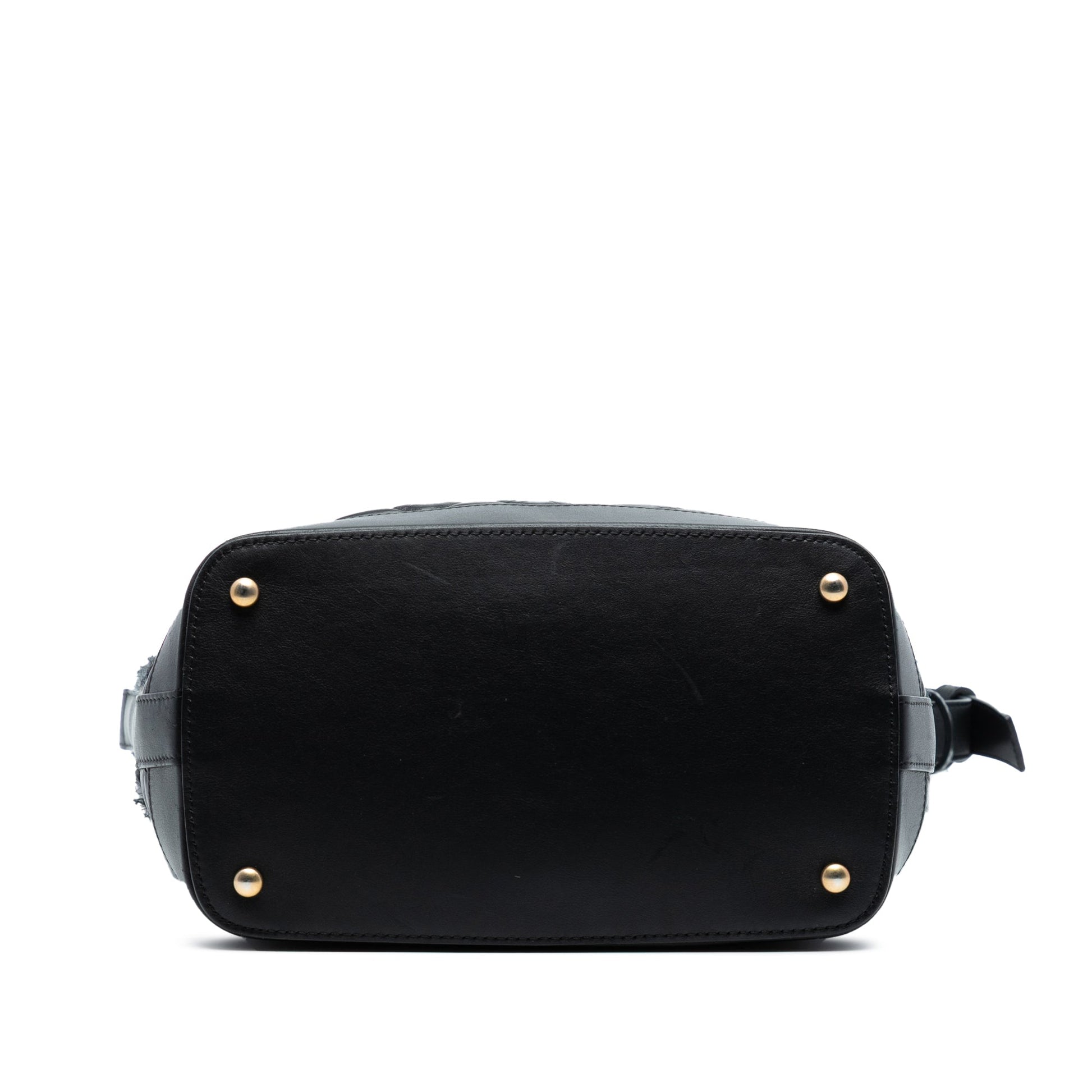 Chanel Quilted Aged Calfskin and Tweed Casual Style Hobo