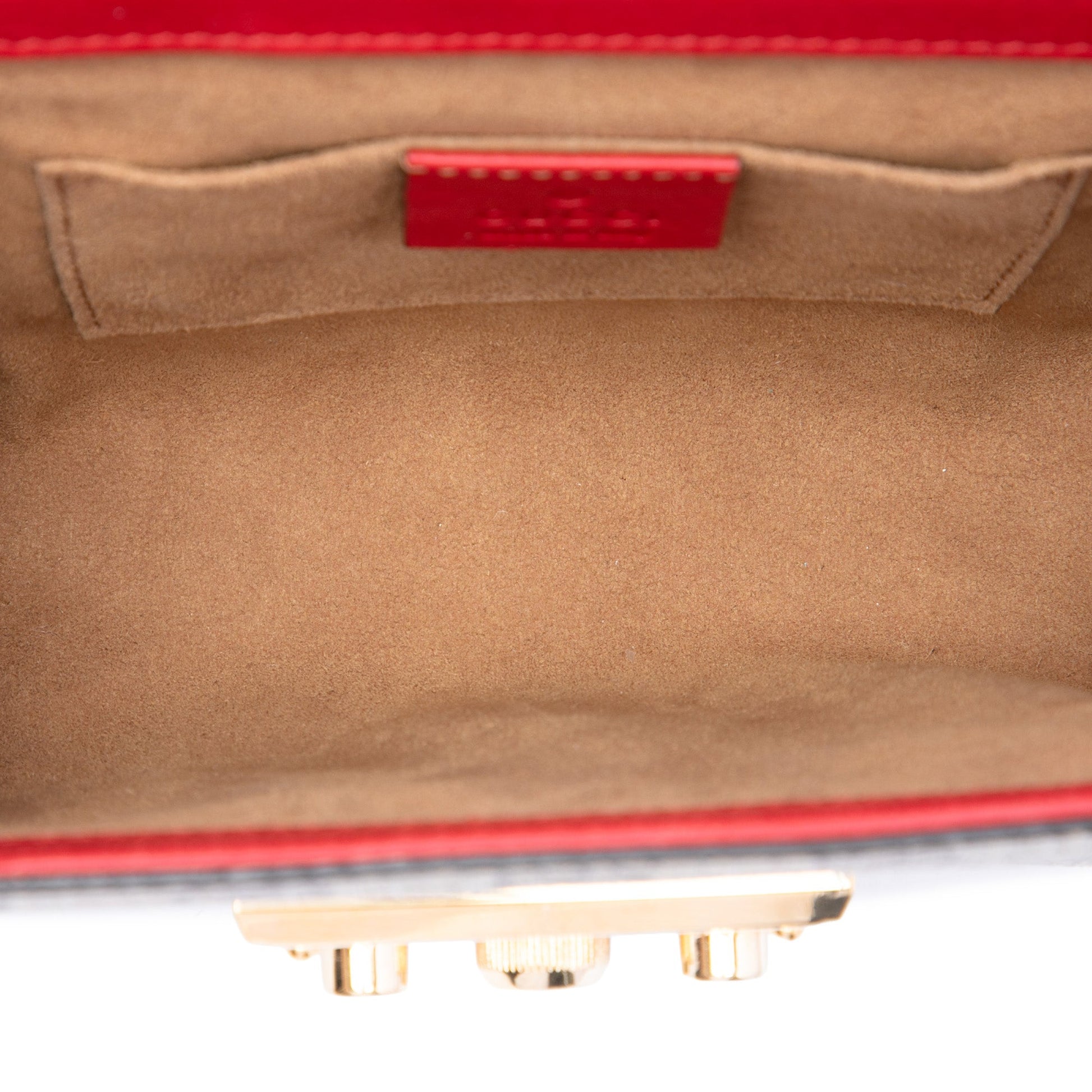 Gucci Small GG Supreme Padlock Crossbody