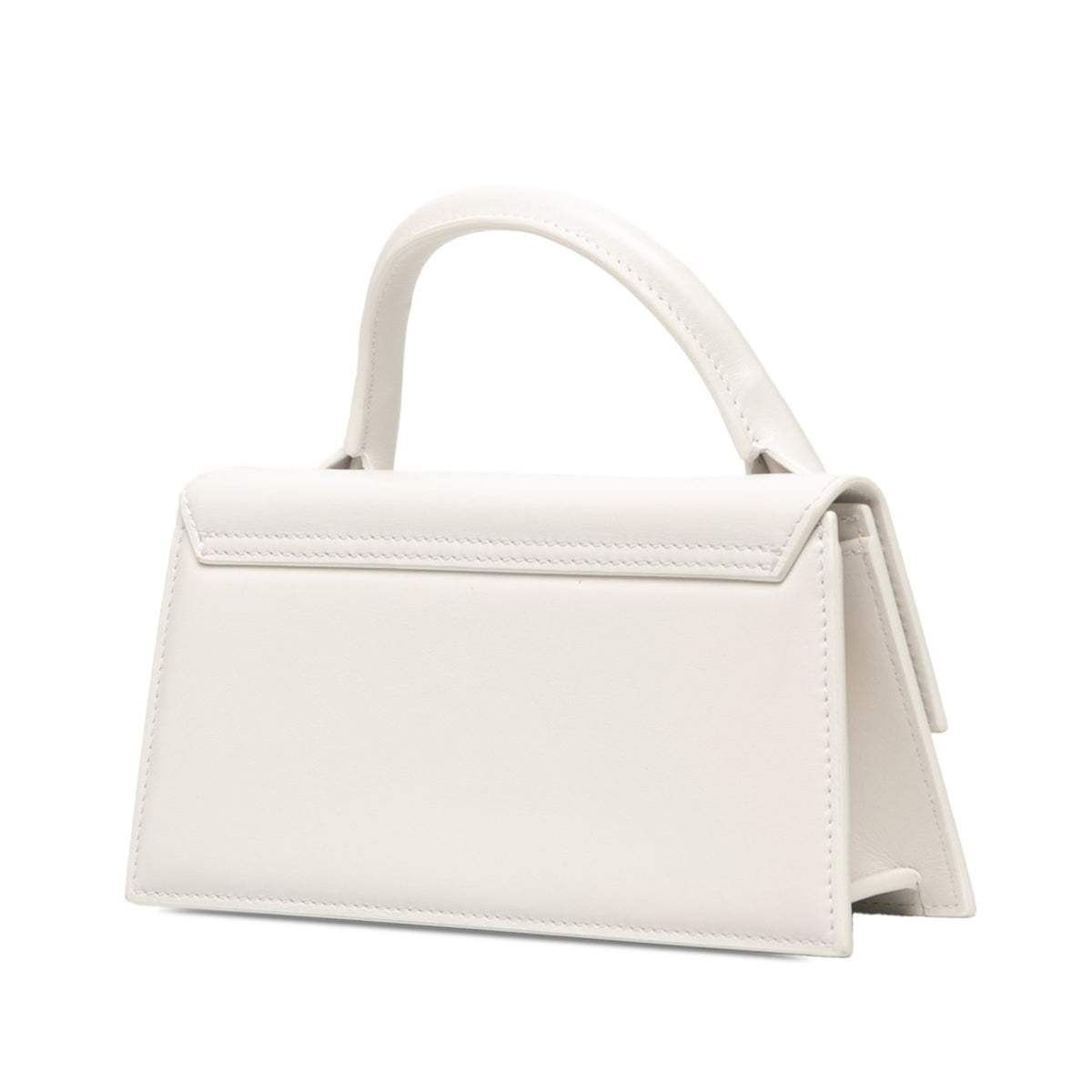 Jacquemus Smooth Calfskin Le Chiquito Long — White