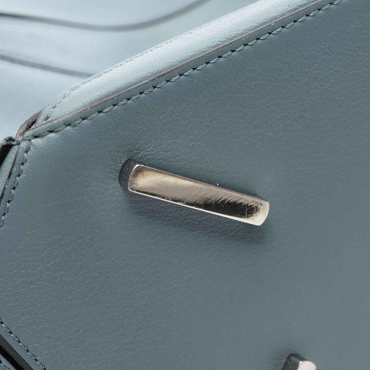 LOEWE Medium Calfskin Puzzle Satchel — Blue