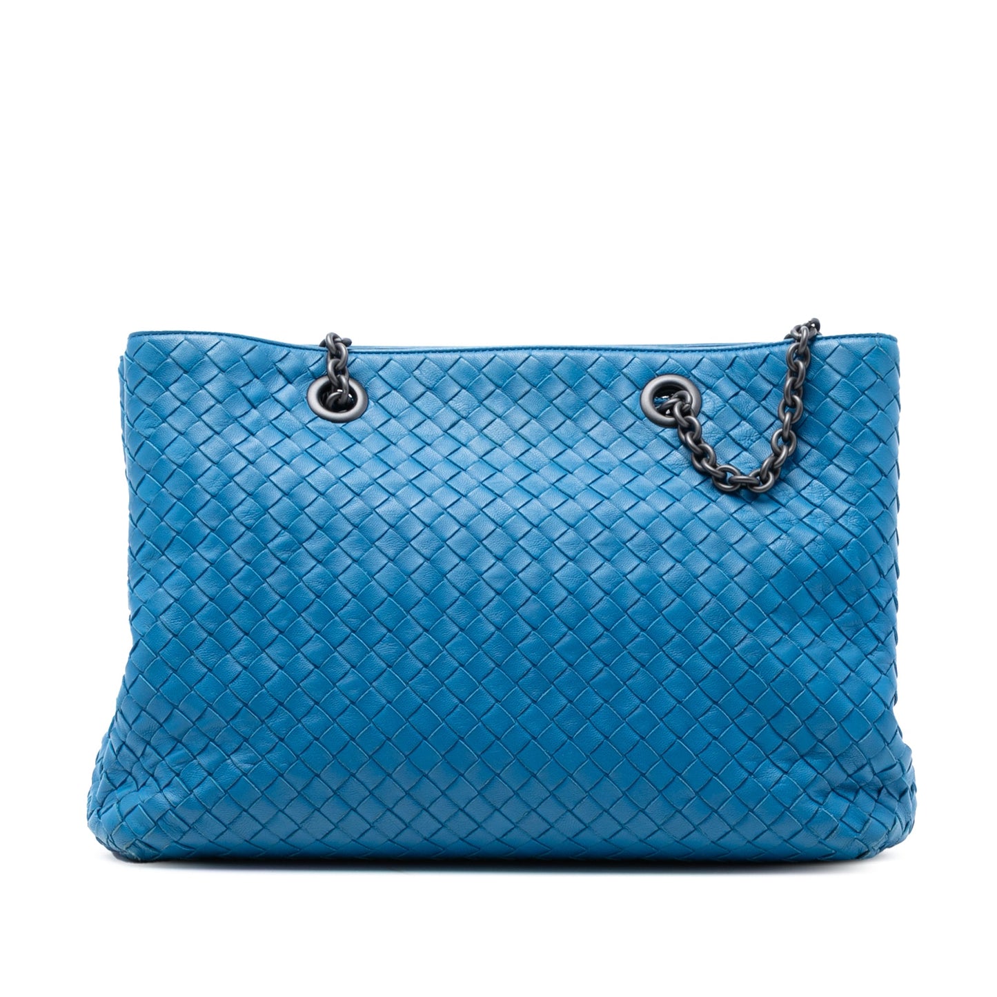 Bottega Veneta Medium Nappa Intrecciato Double Chain Tote