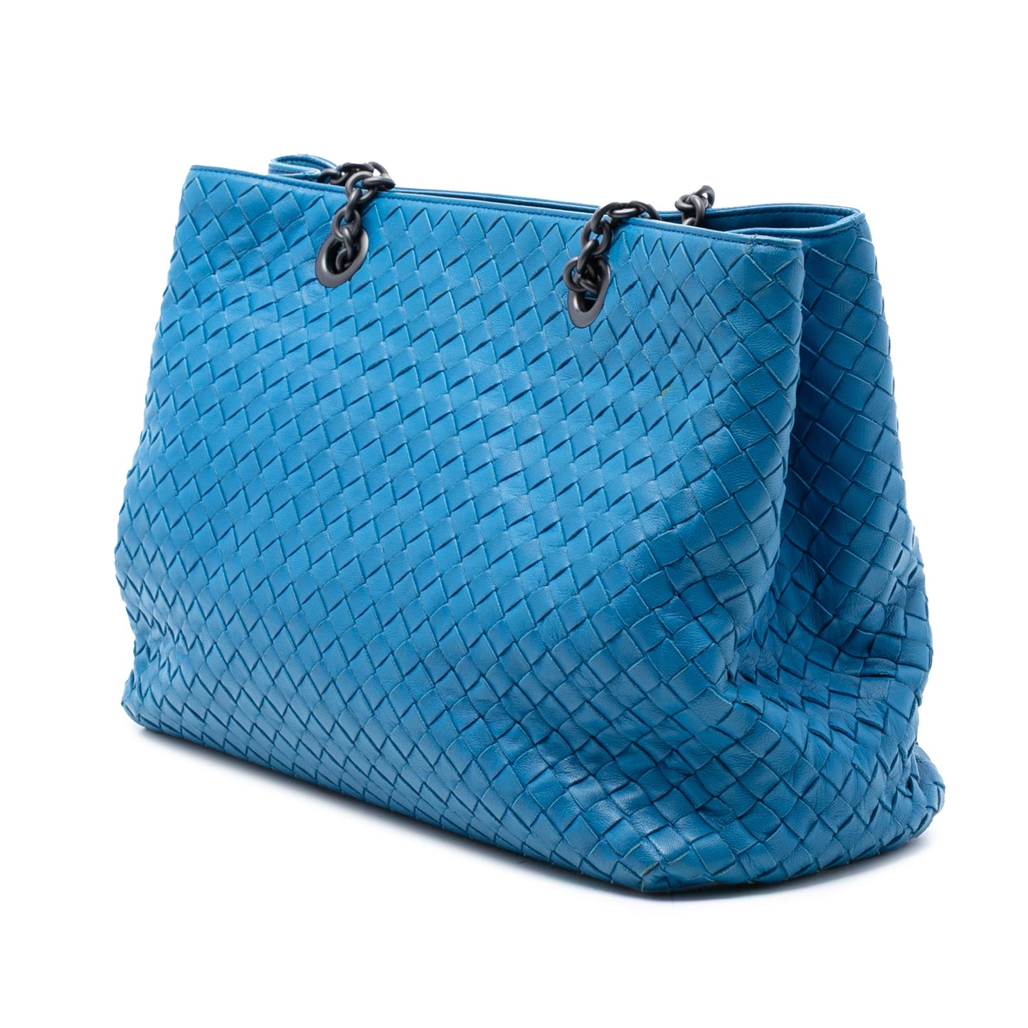 Bottega Veneta Medium Nappa Intrecciato Double Chain Tote