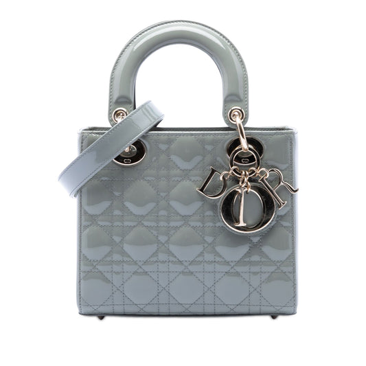 Dior Small Patent Cannage Lady Dior