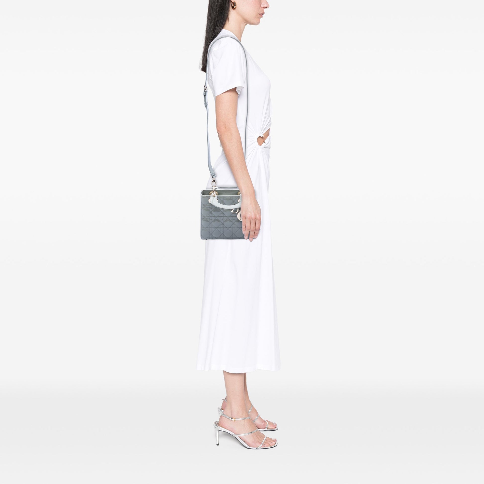 Dior Small Patent Cannage Lady Dior
