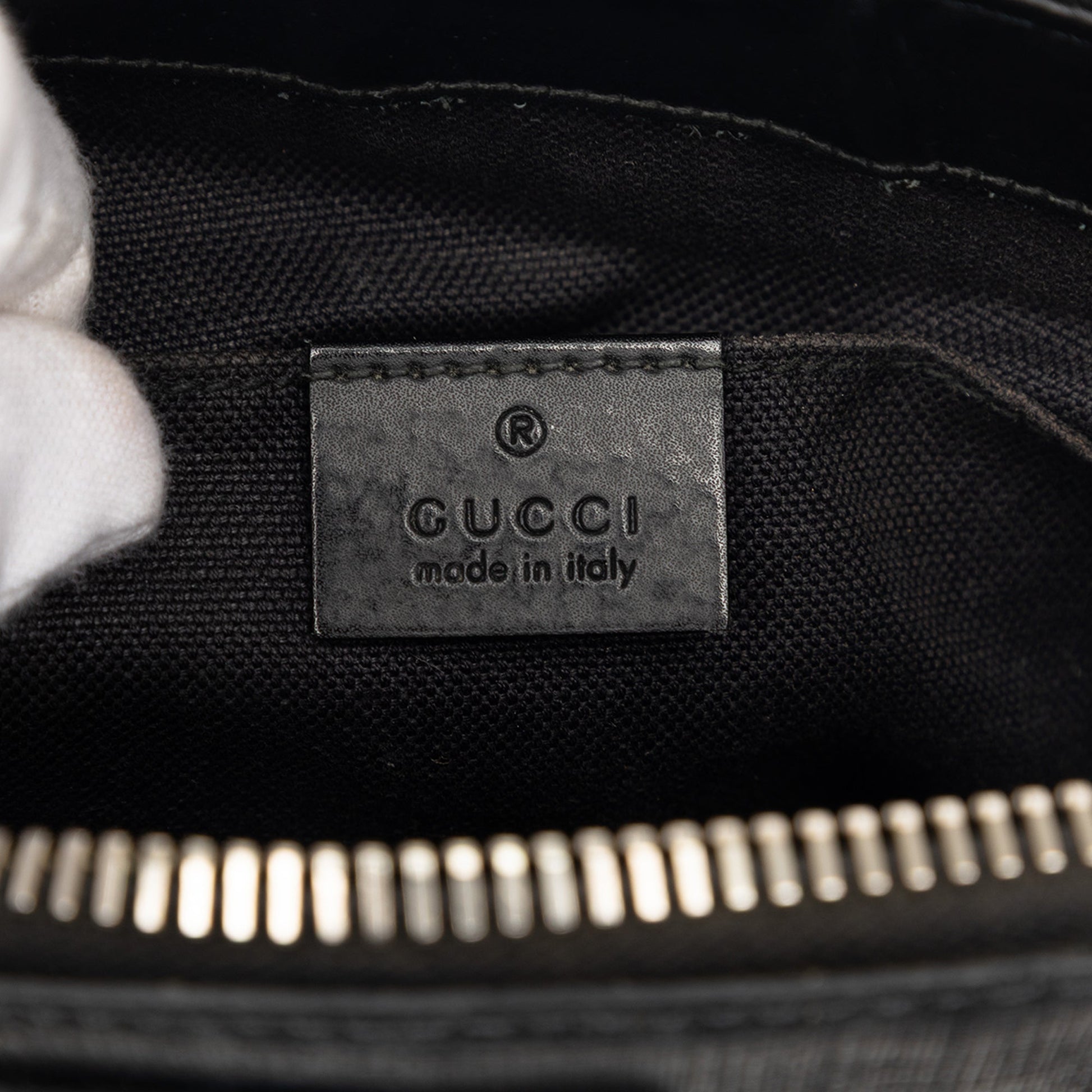 Gucci Small GG Supreme Web Messenger Bag
