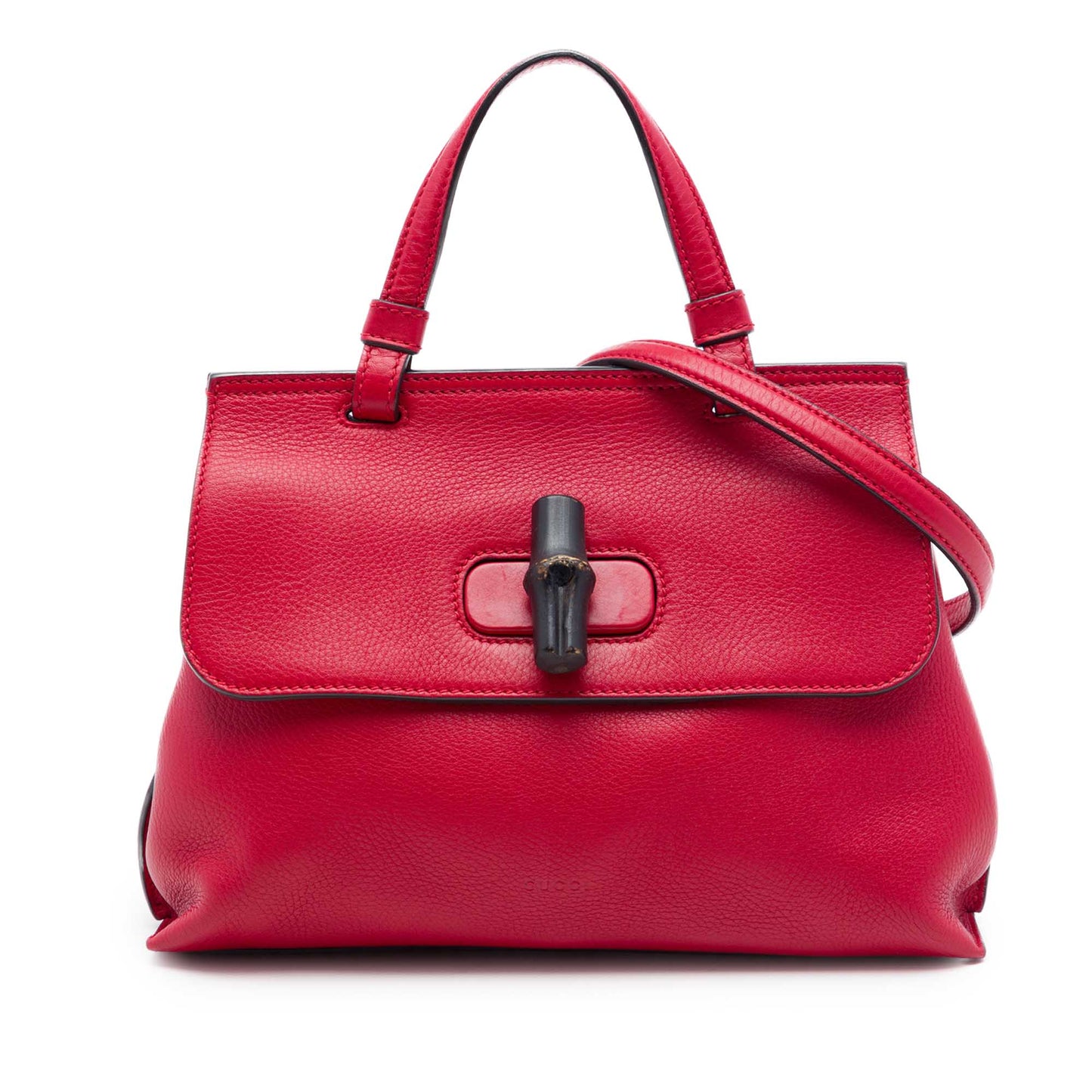 Gucci Small Calfskin Bamboo Daily Satchel