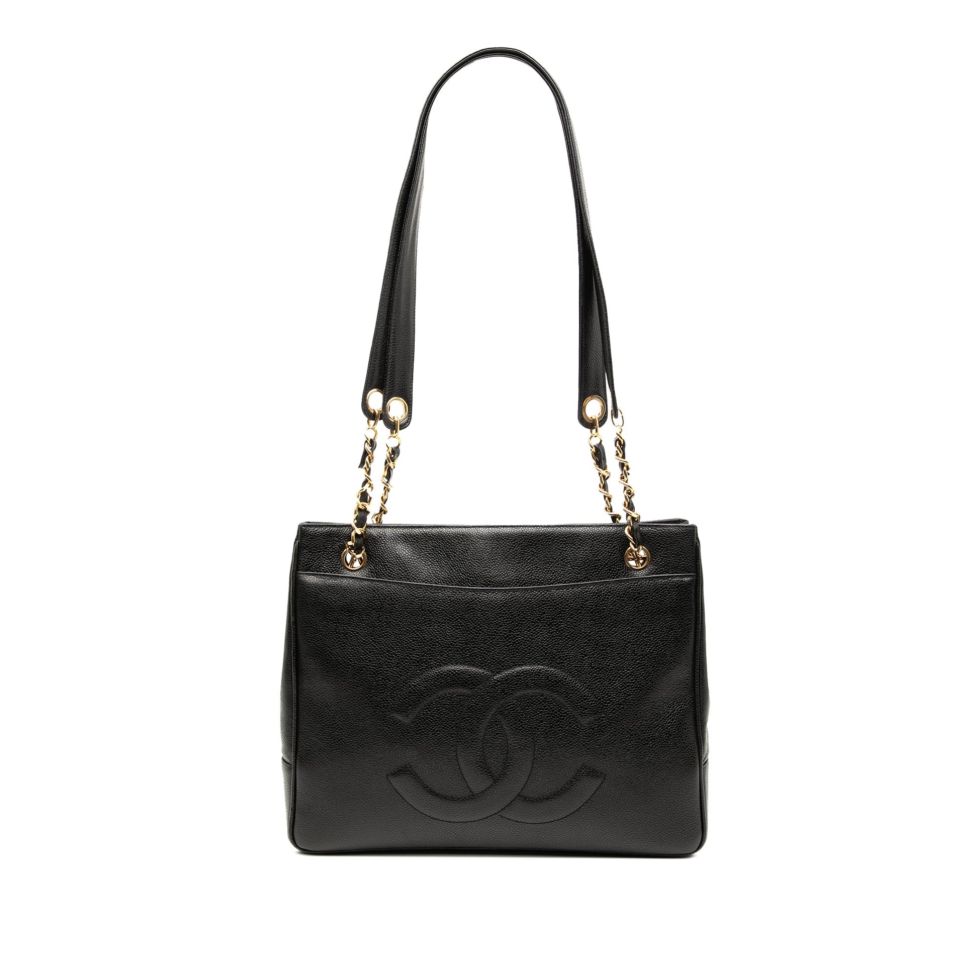 Chanel CC Caviar Chain Tote