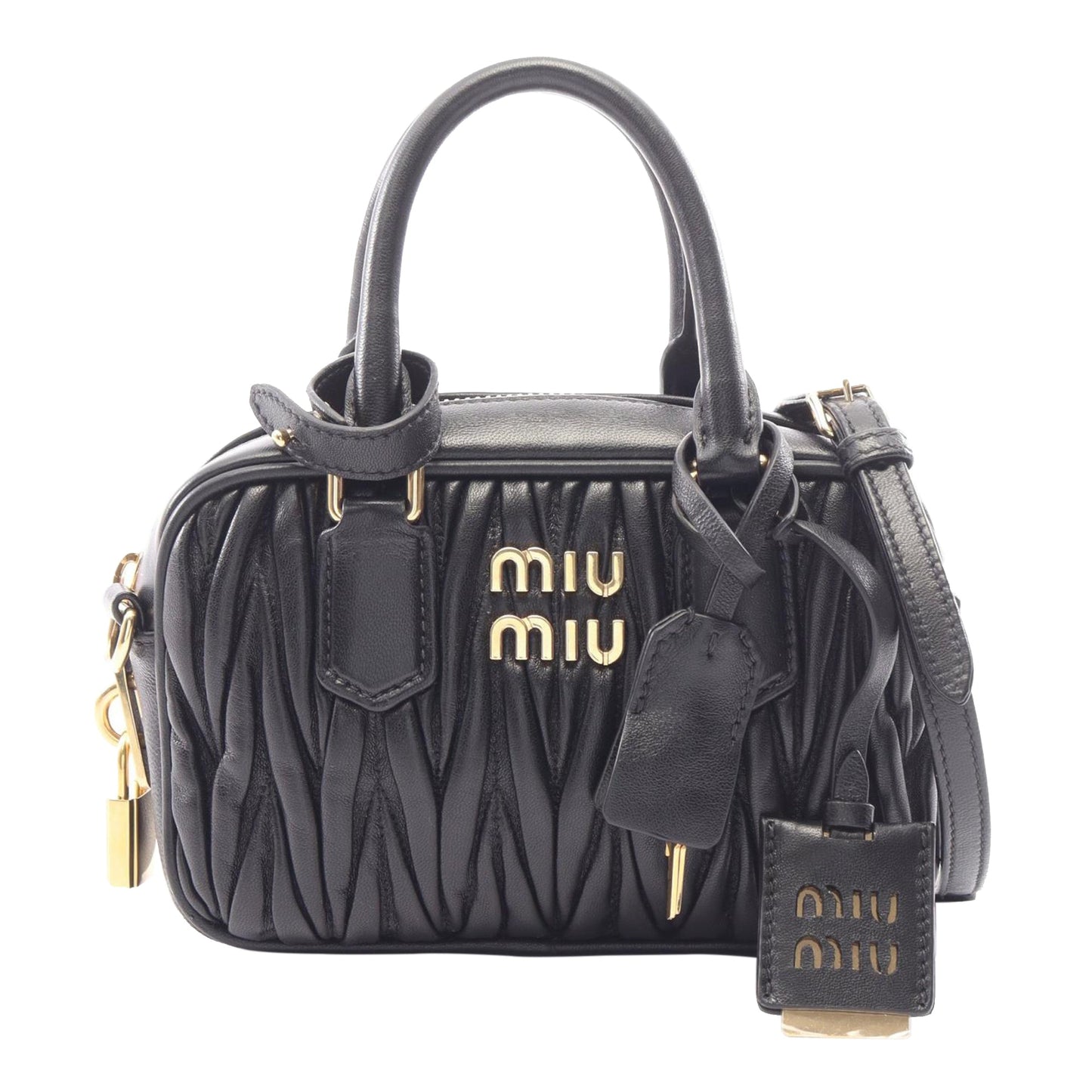 Miu Miu Small Matelasse Nappa Arcadie Satchel