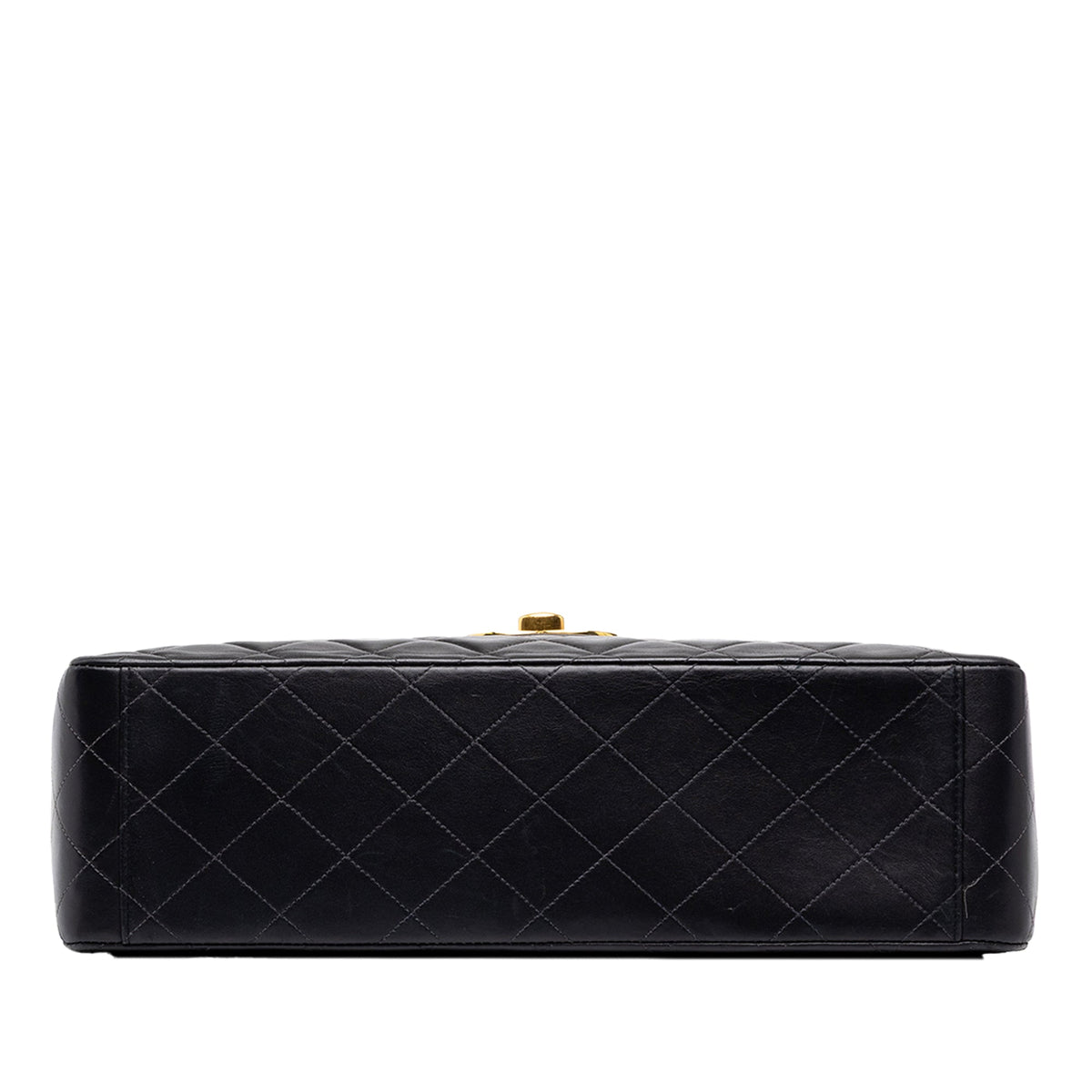 Chanel Maxi XL Classic Lambskin Single Flap — Black
