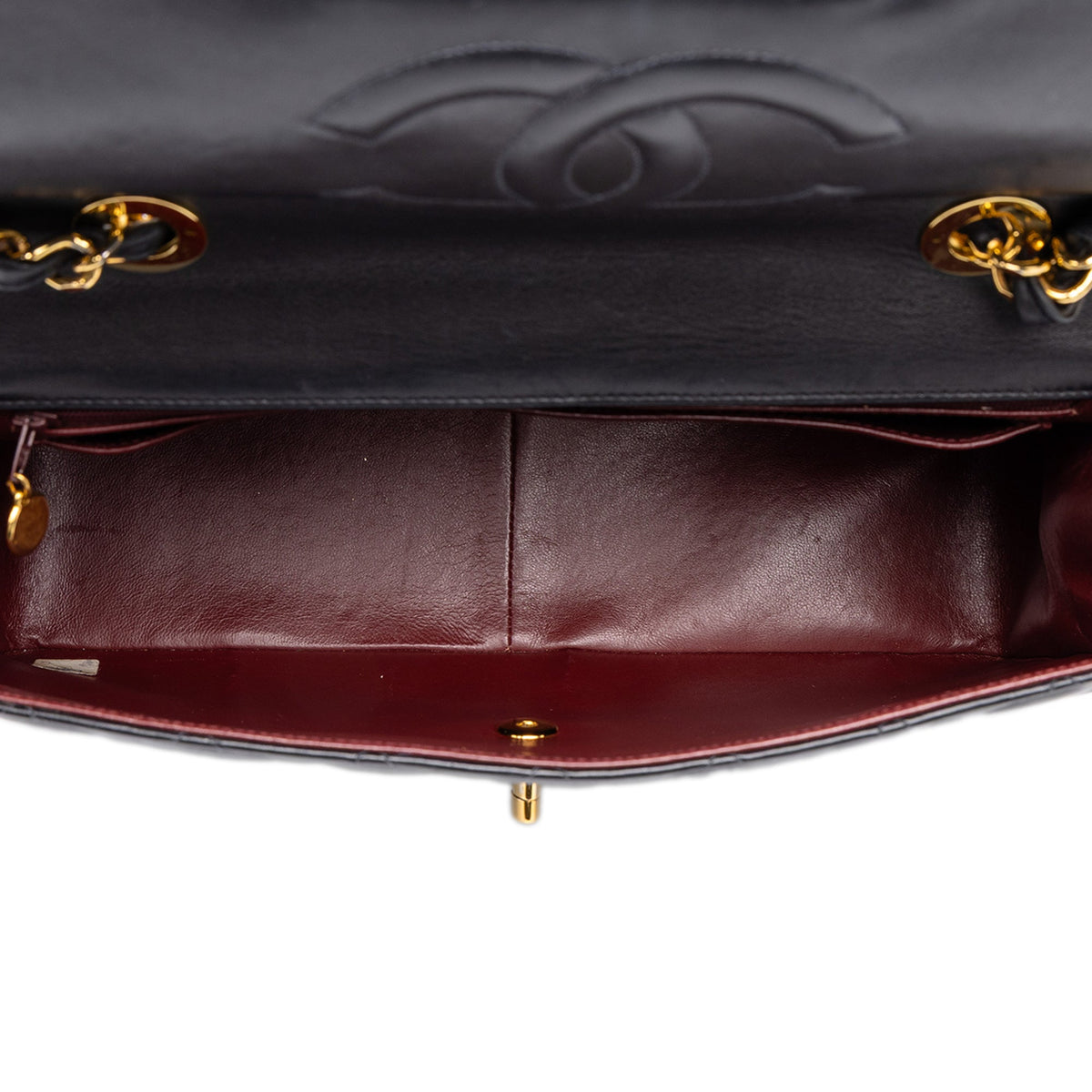 Chanel Maxi XL Classic Lambskin Single Flap — Black