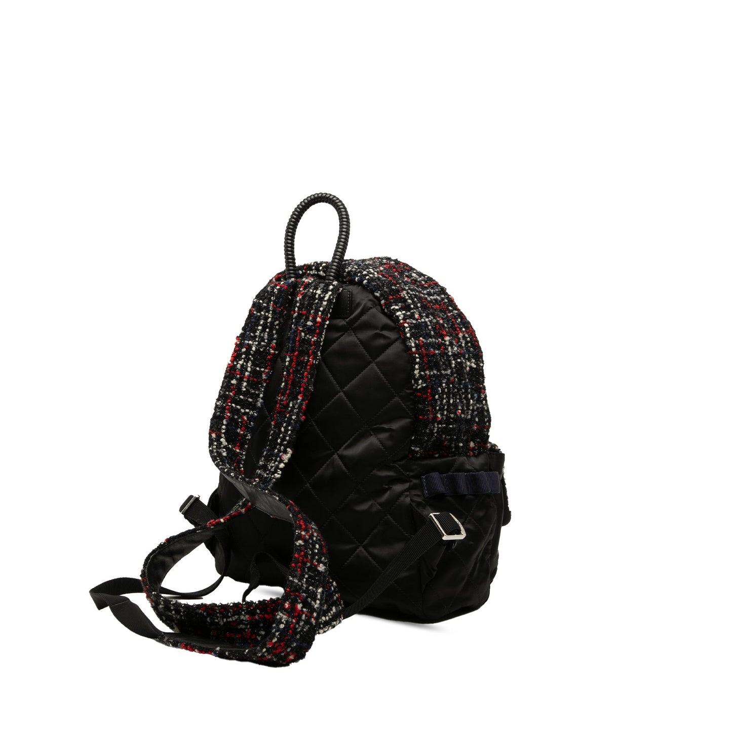 Chanel Quilted Nylon and Tweed Astronaut Essentials Backpack