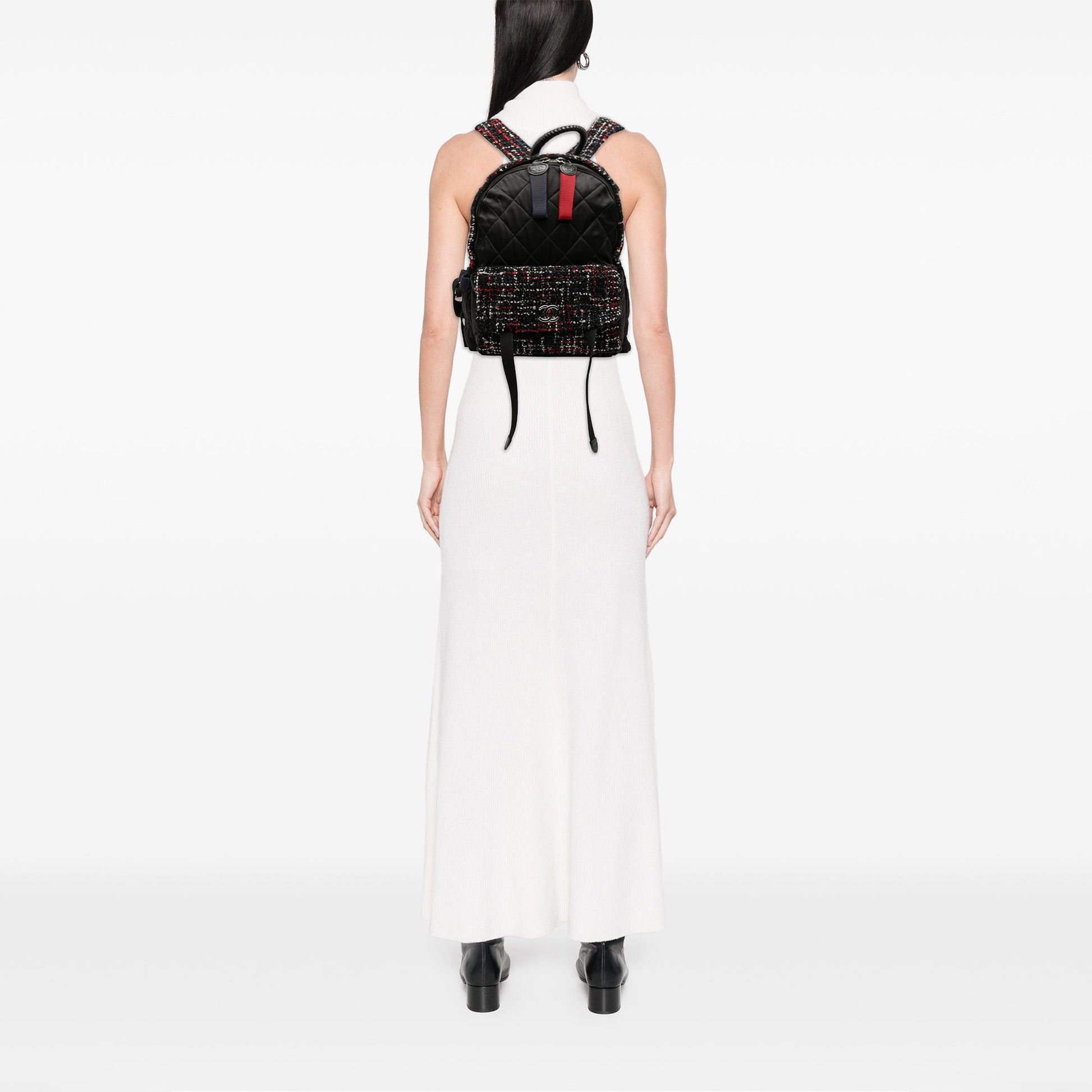 Chanel Quilted Nylon and Tweed Astronaut Essentials Backpack