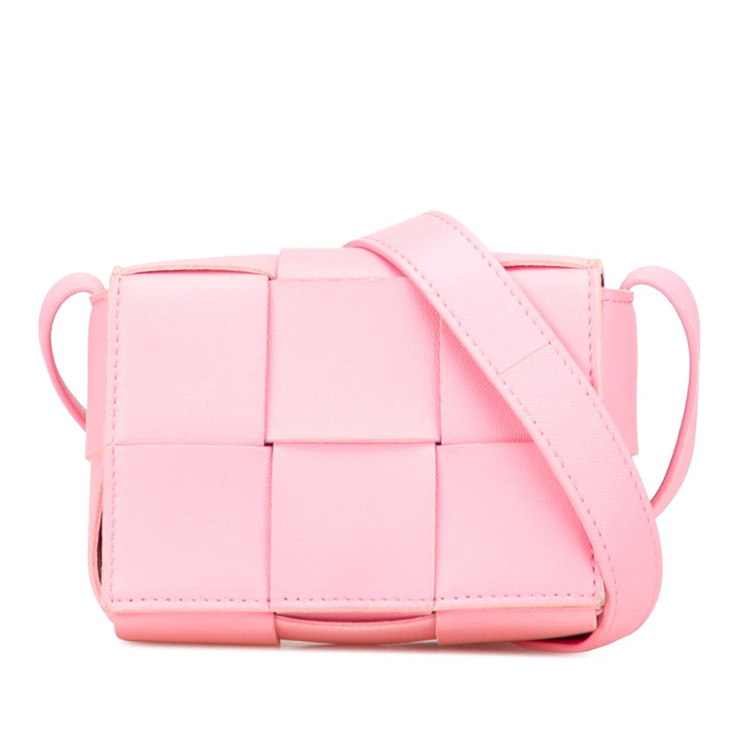 Bottega Veneta Candy Nappa Intrecciato Cassette Crossbody