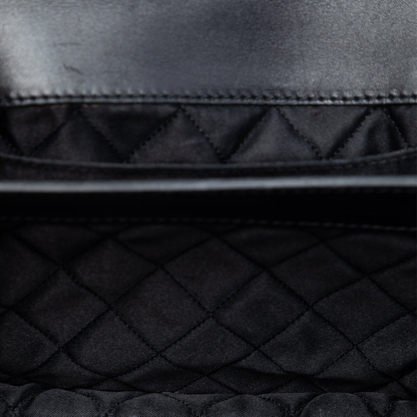 Small Lambskin Beaded Crystal Flap