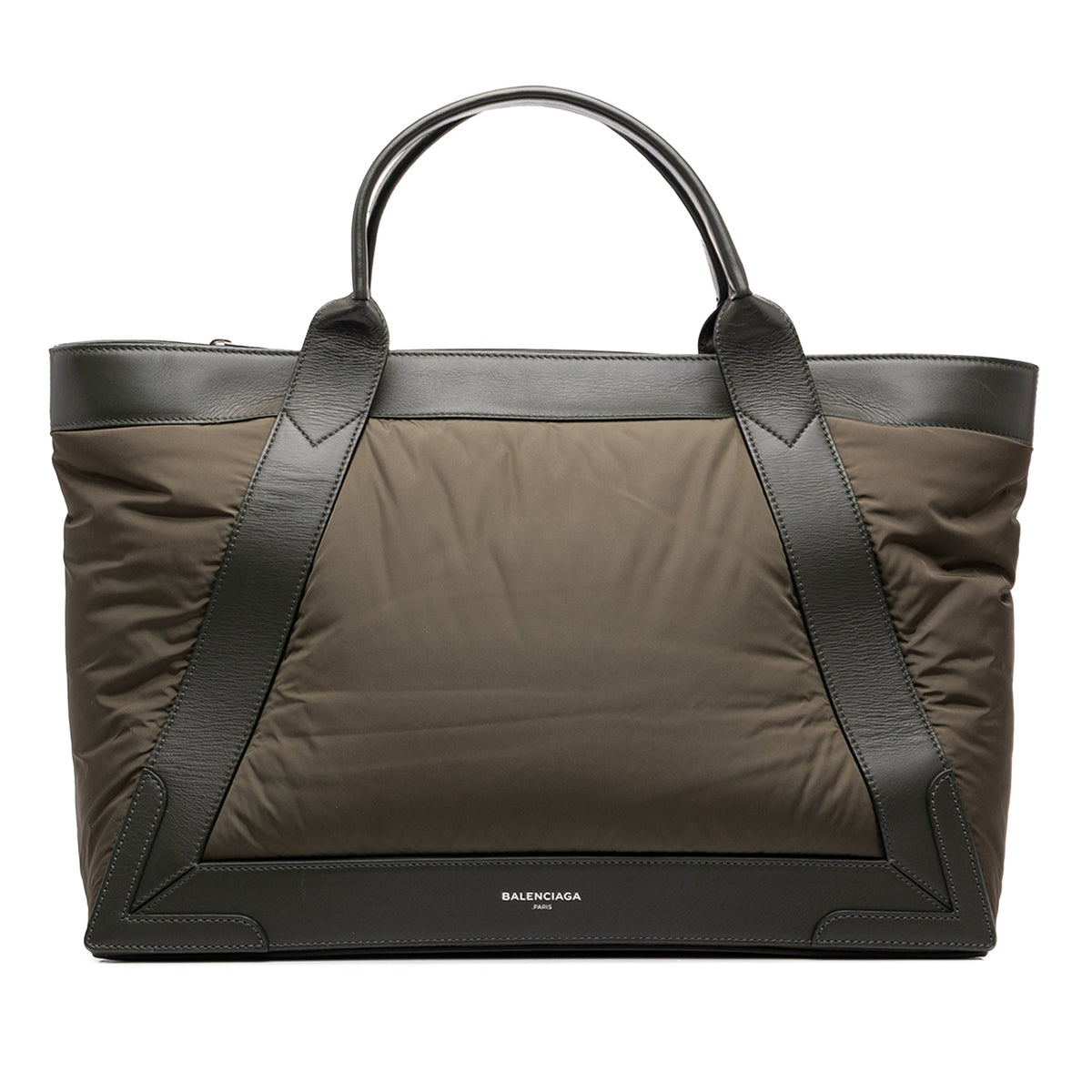 Balenciaga Nylon Navy Cabas Tote M
