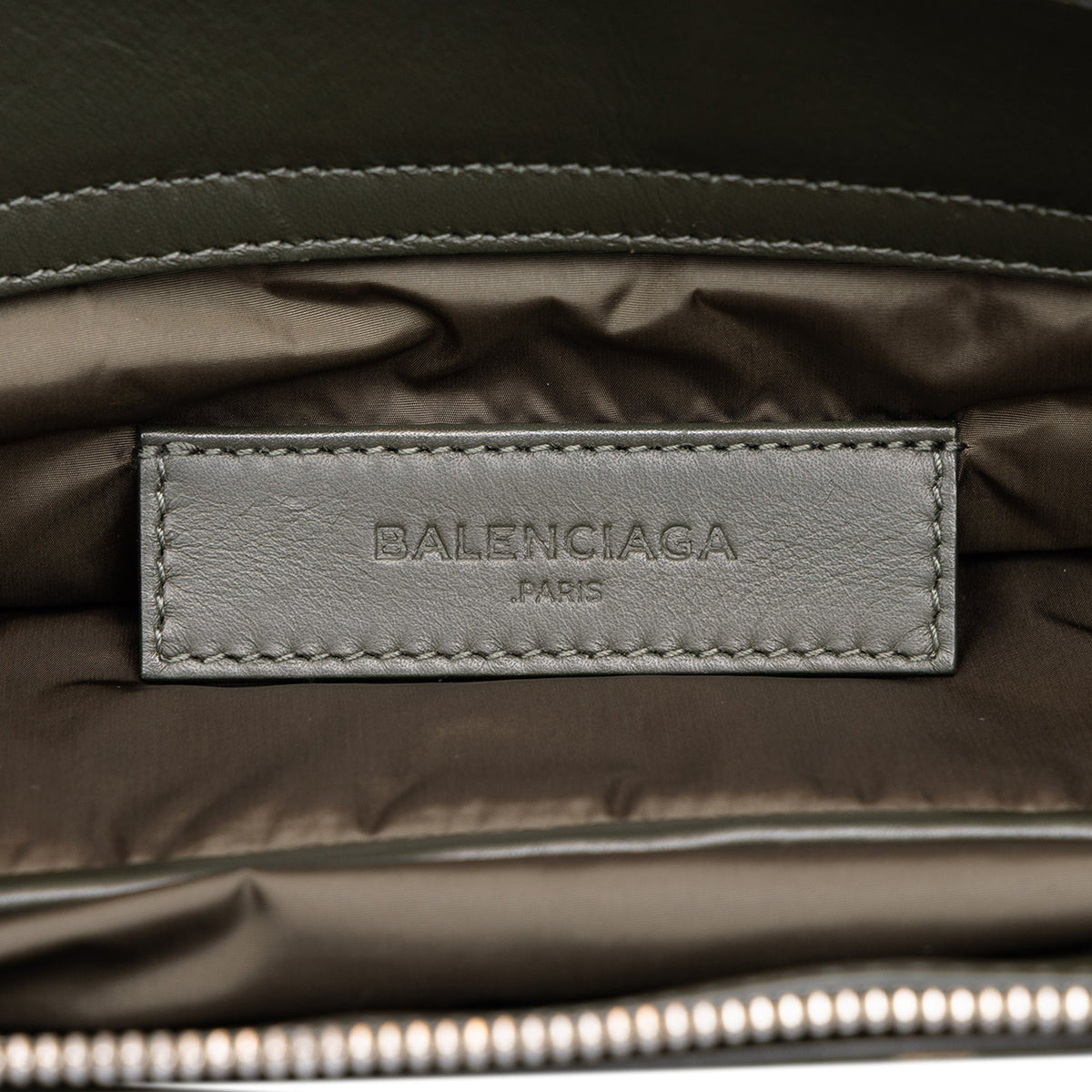 Balenciaga Nylon Navy Cabas Tote M
