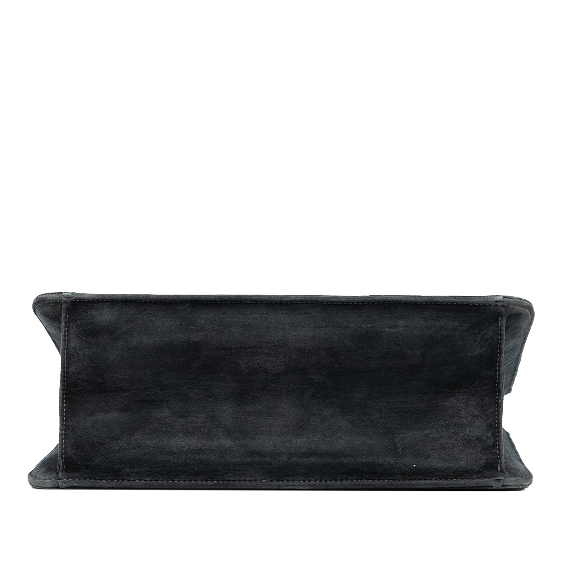 Chanel Quilted Suede Handbag