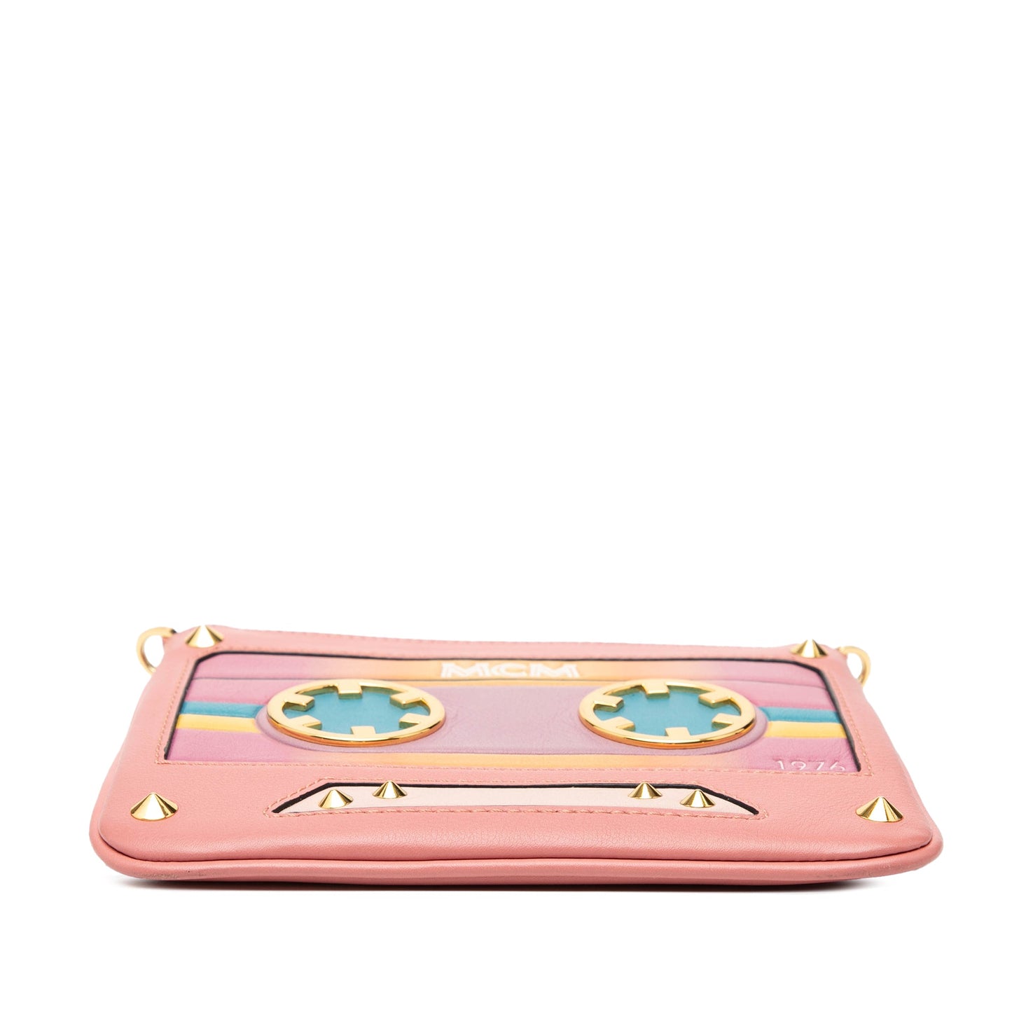 MCM Leather Cassette Tape Crossbody