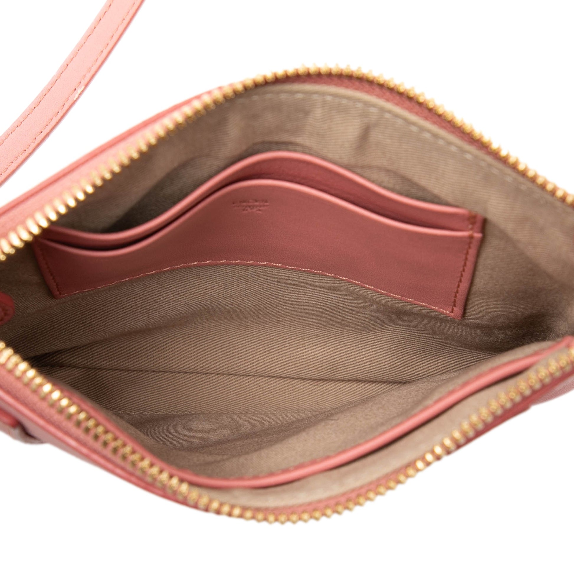 MCM Leather Cassette Tape Crossbody