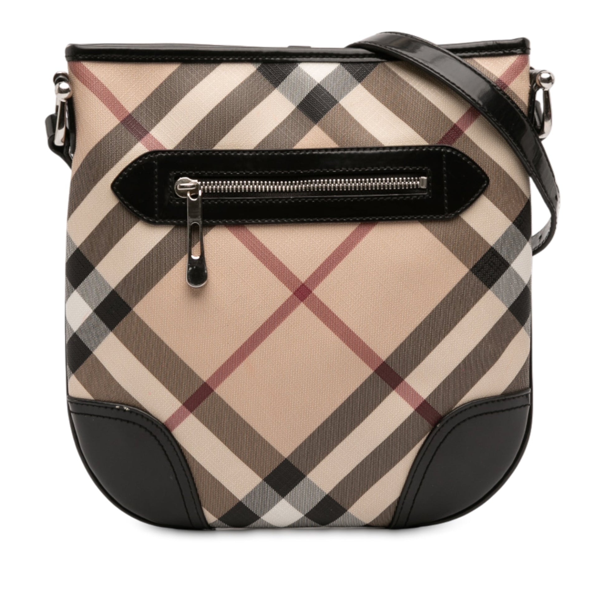 Burberry Supernova Check Coated Canvas Dryden Crossbody