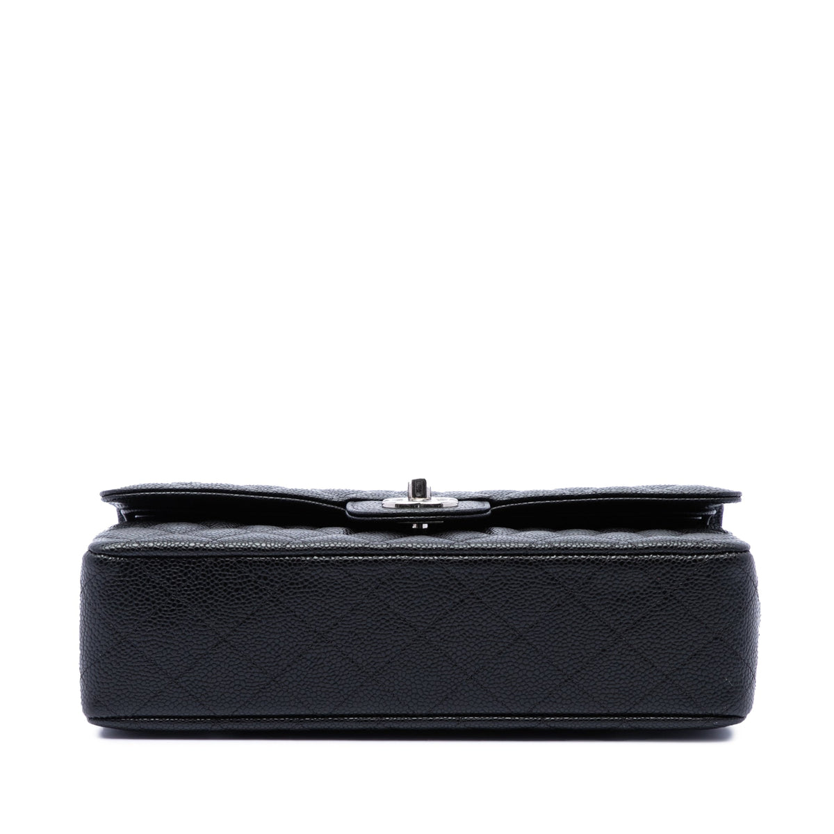 Chanel Medium Classic Caviar Double Flap — Black