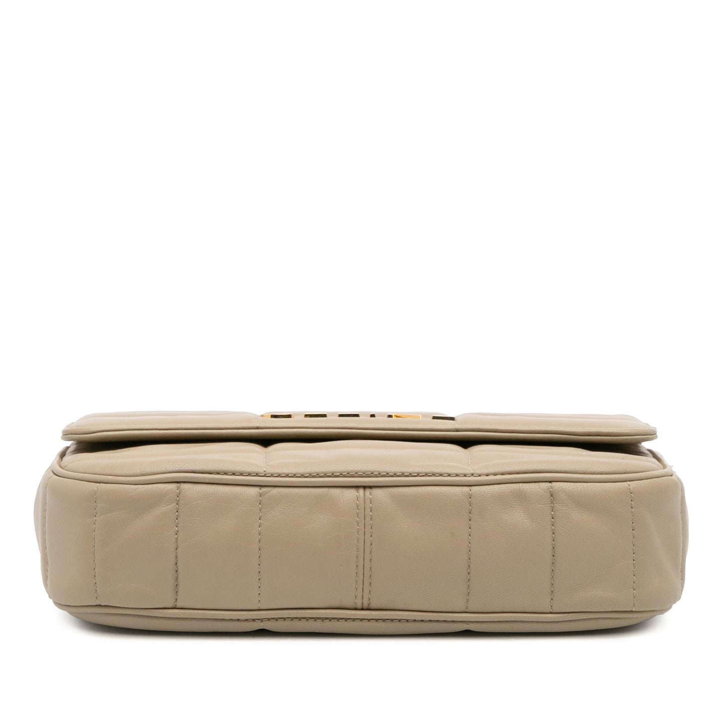 Celine Matelasse Goatskin Monochrome Chain Shoulder Bag