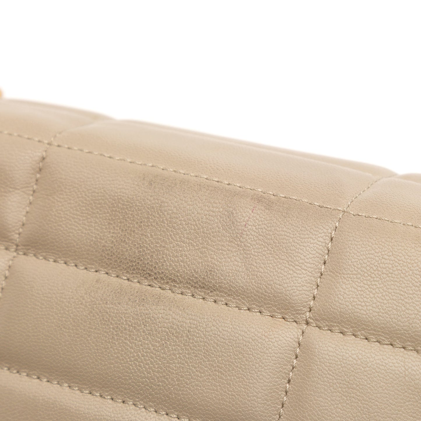 Celine Matelasse Goatskin Monochrome Chain Shoulder Bag