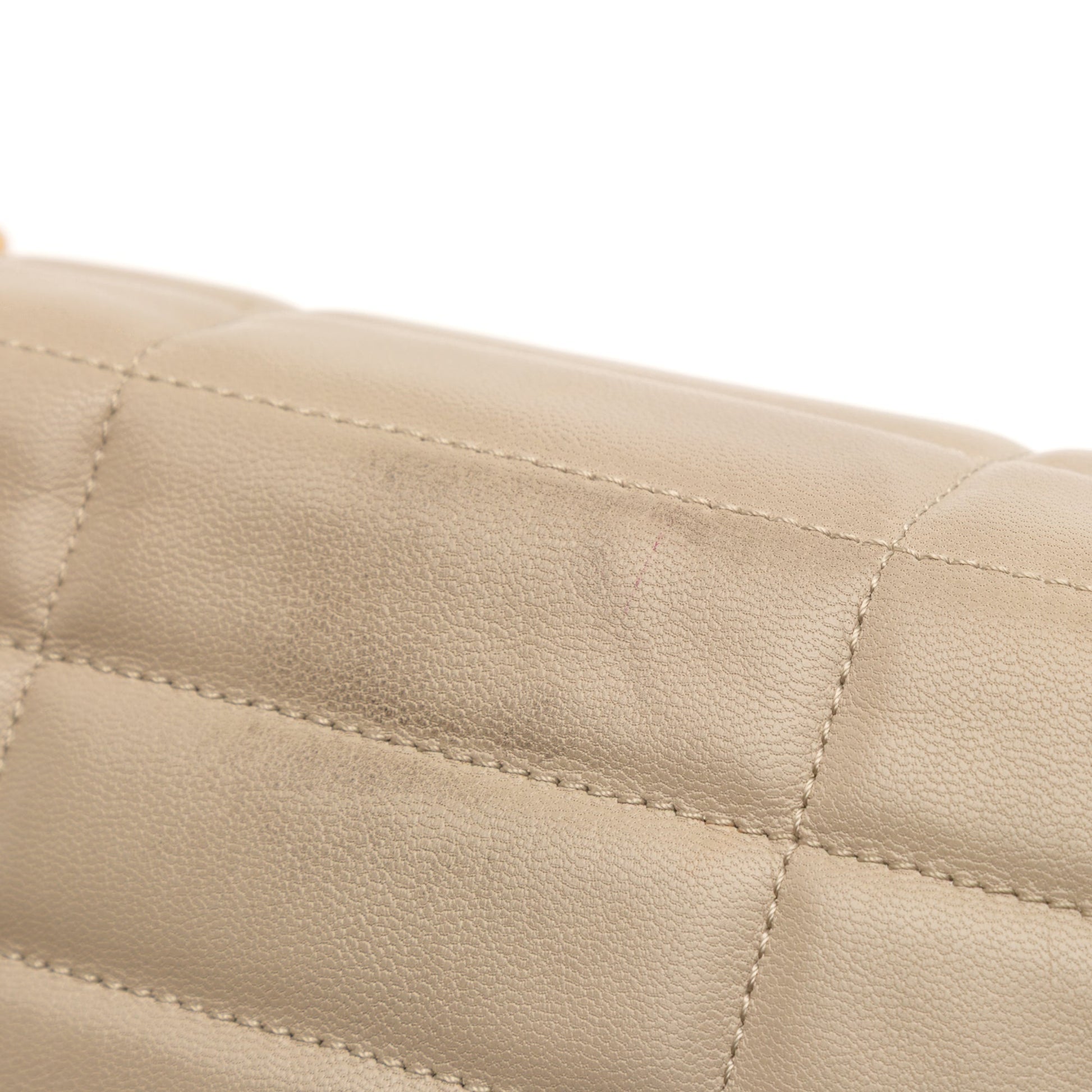 Celine Matelasse Goatskin Monochrome Chain Shoulder Bag