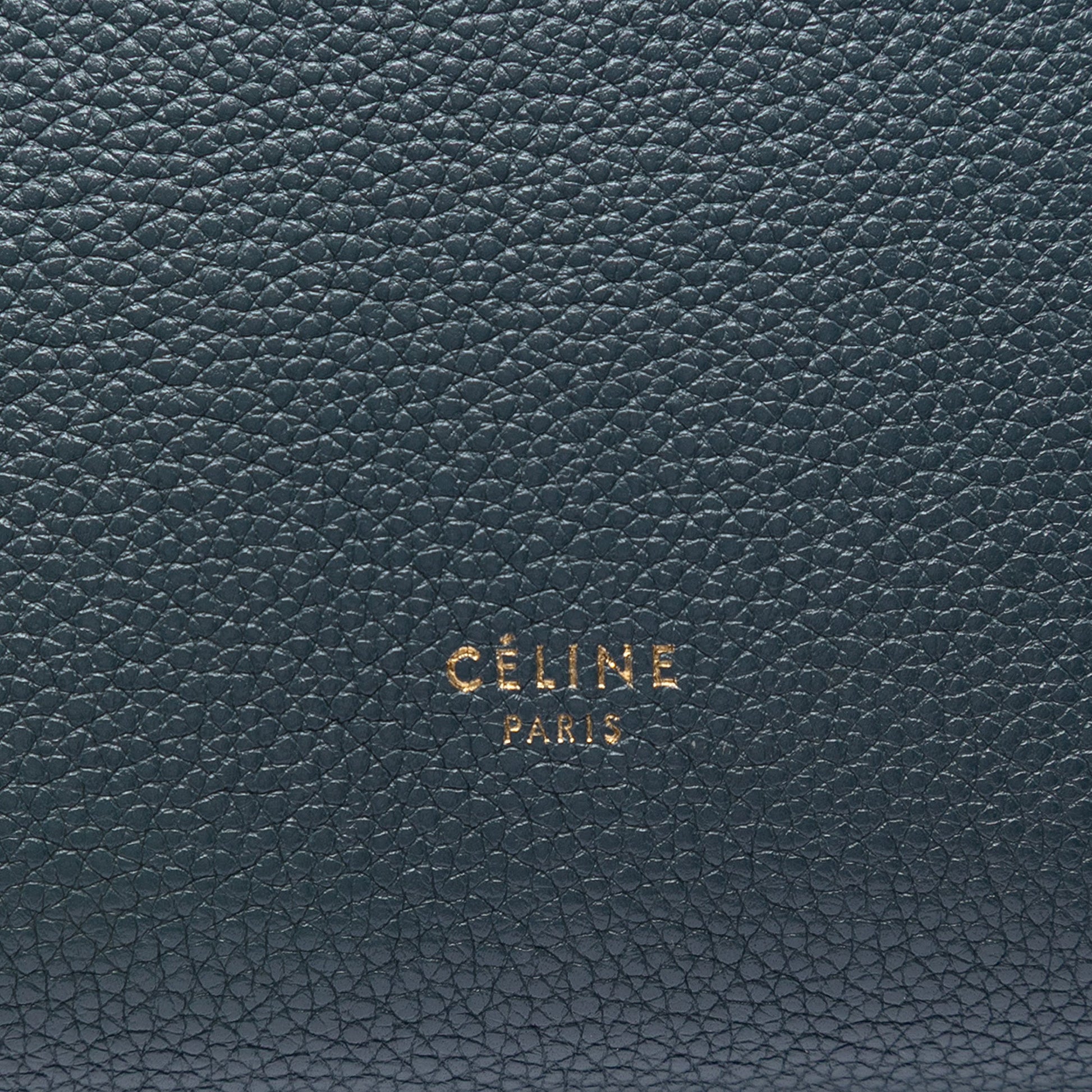 Celine Small Soft Grained Calfskin Seau Sangle Bucket Bag