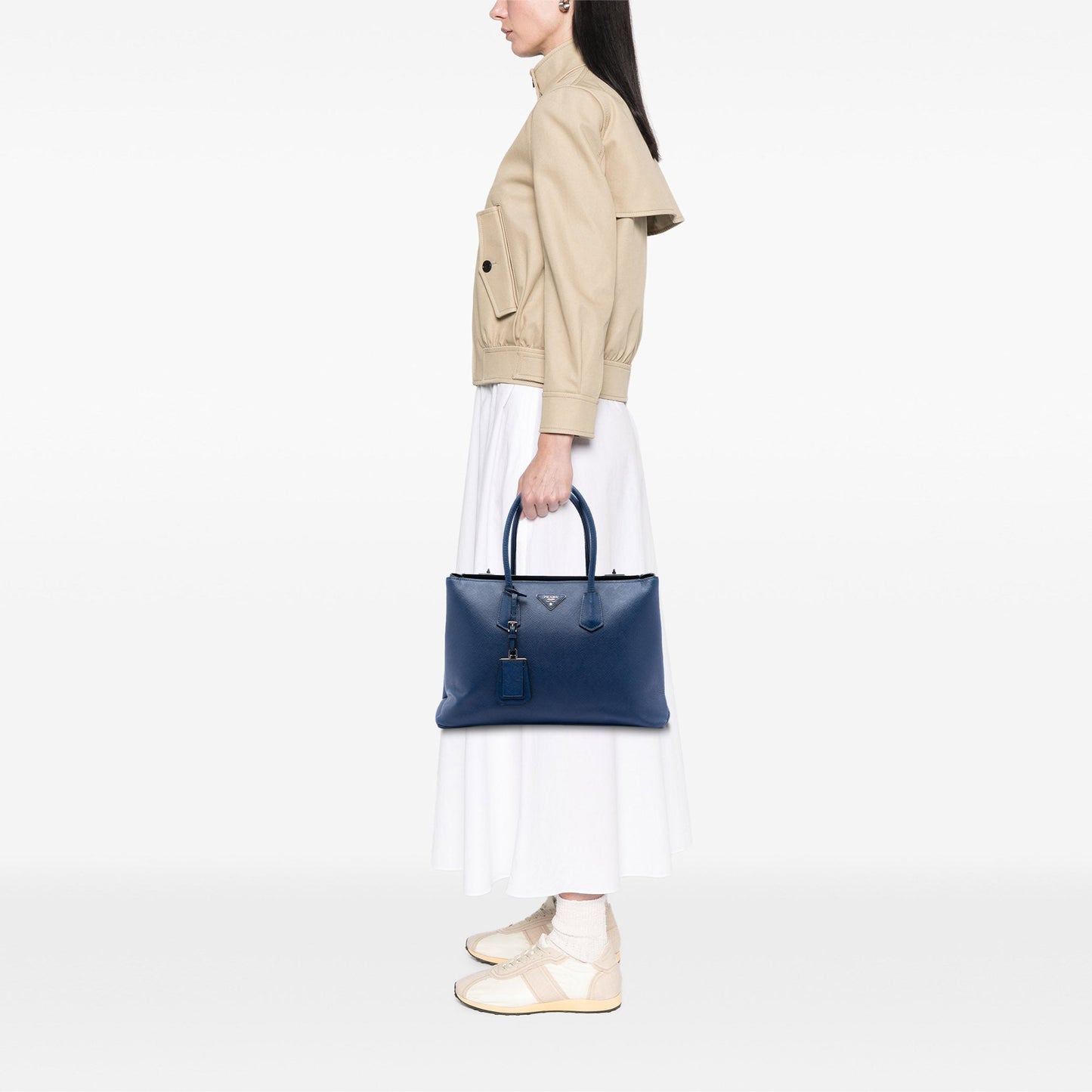 Prada Saffiano Cuir Twin Tote