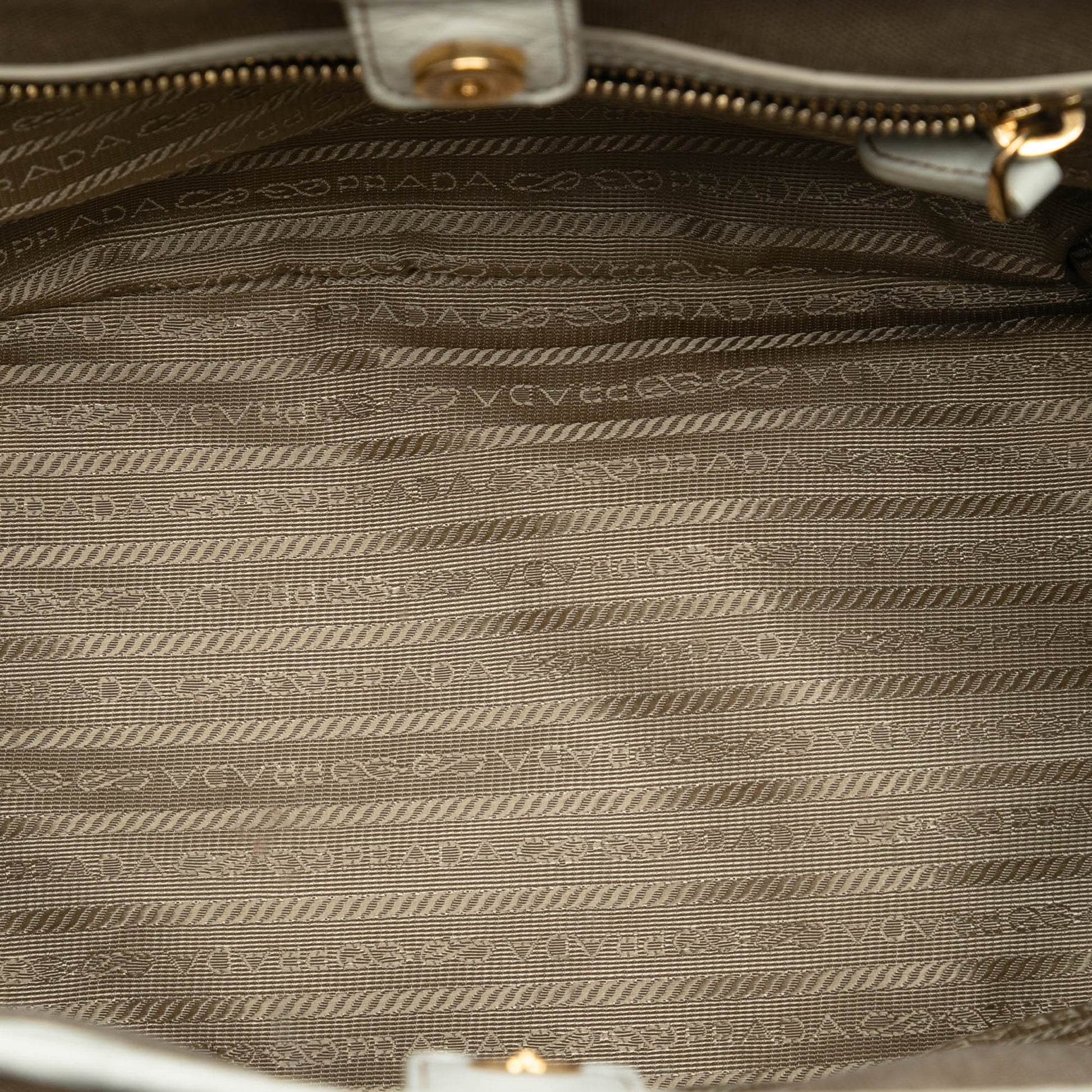 Prada Canvas Canapa Logo Bow Satchel
