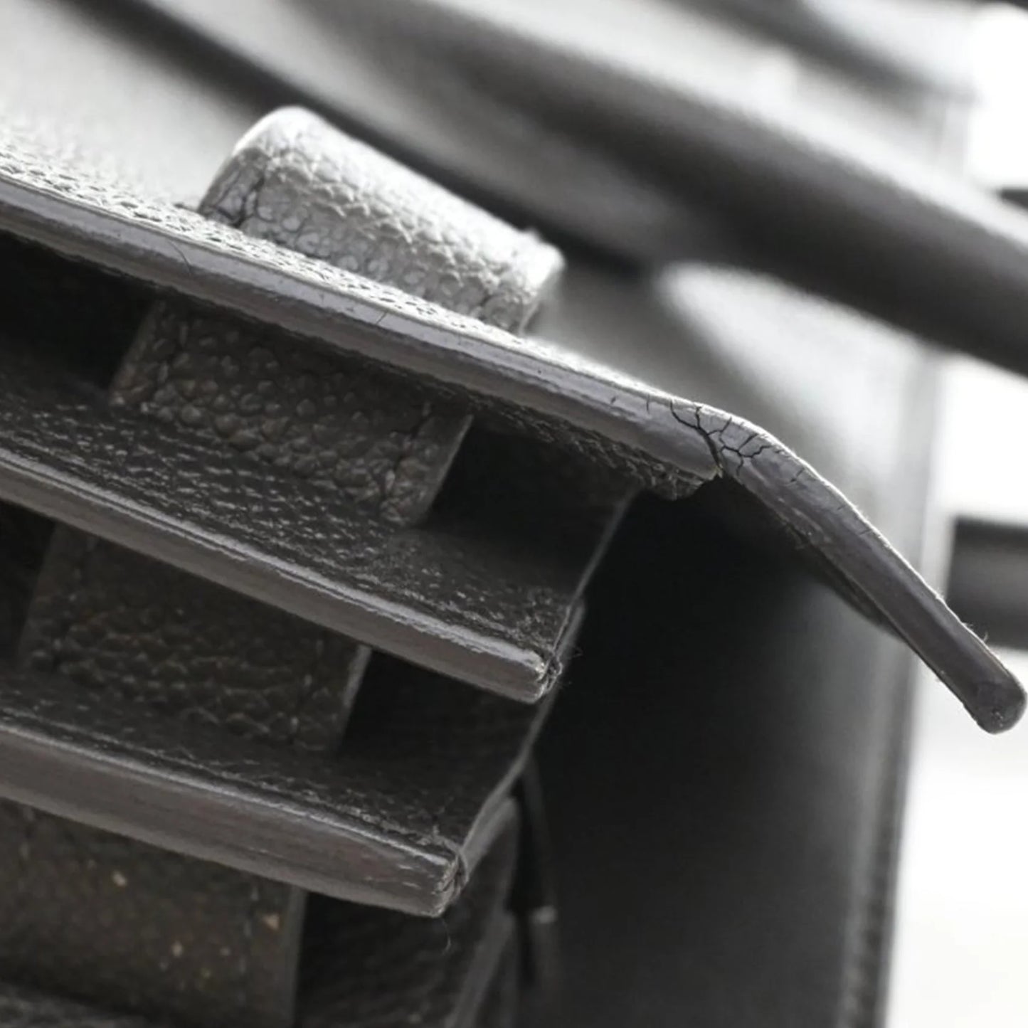 Saint Laurent Small Grained Calfskin Sac de Jour Satchel