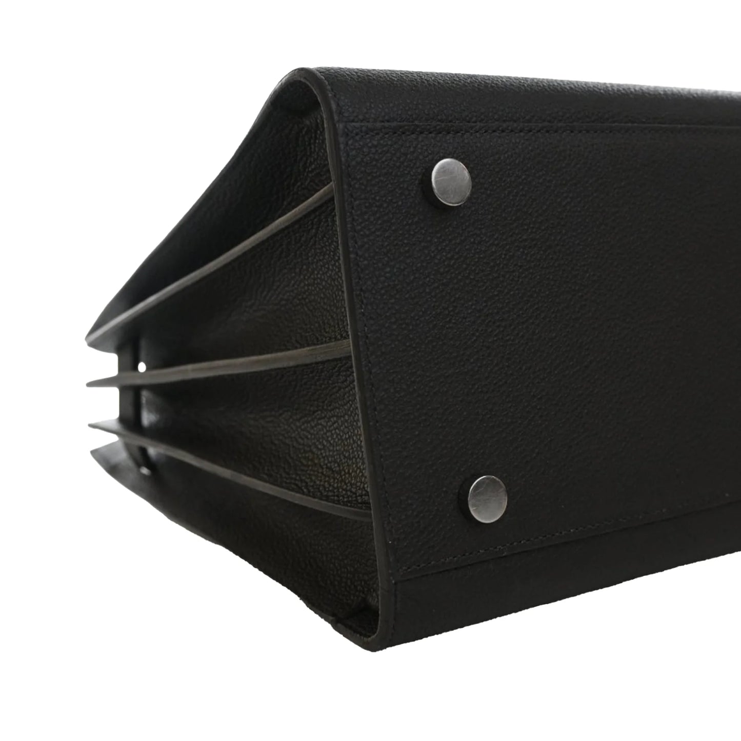 Saint Laurent Small Grained Calfskin Sac de Jour Satchel
