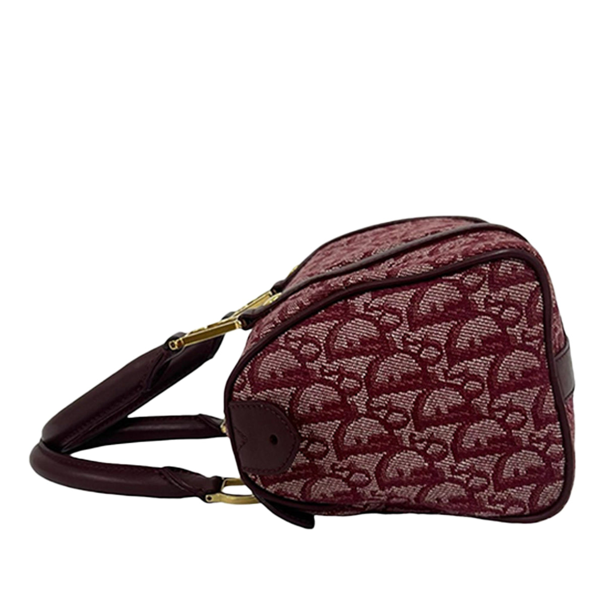 Dior Mini Diorissimo Trotter Canvas Boston Bag