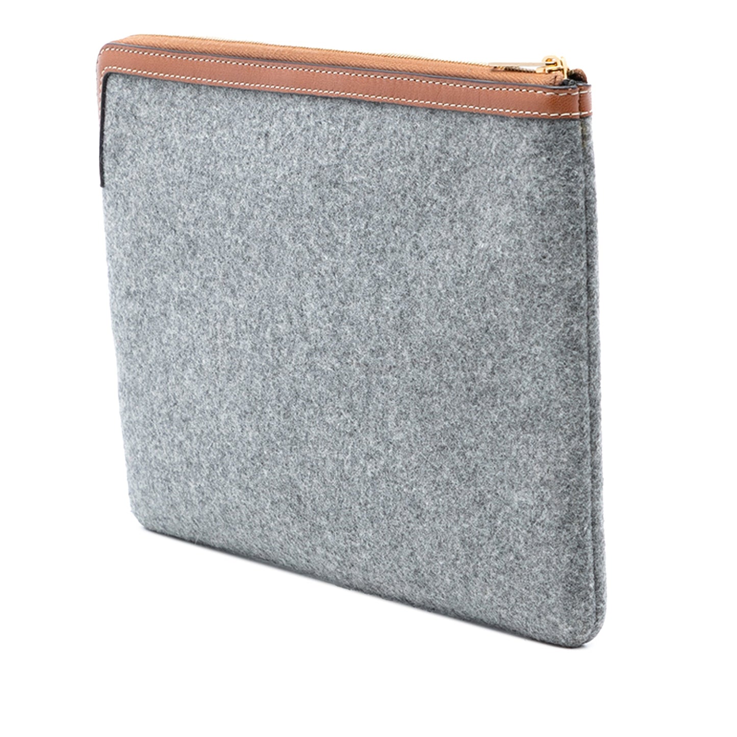 Felt Logo Flat Pouch