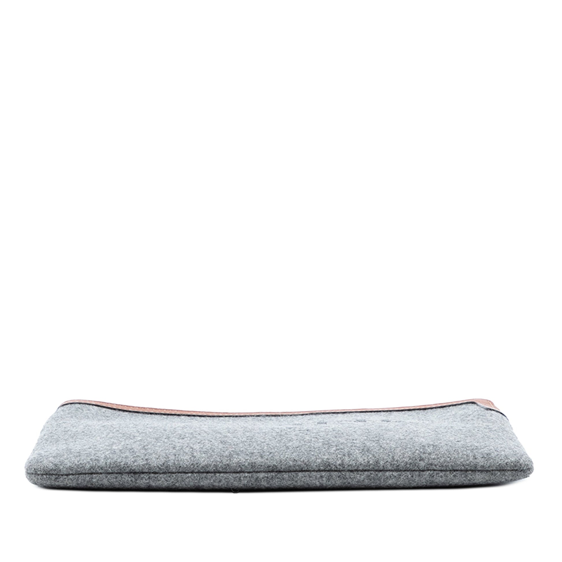 Felt Logo Flat Pouch