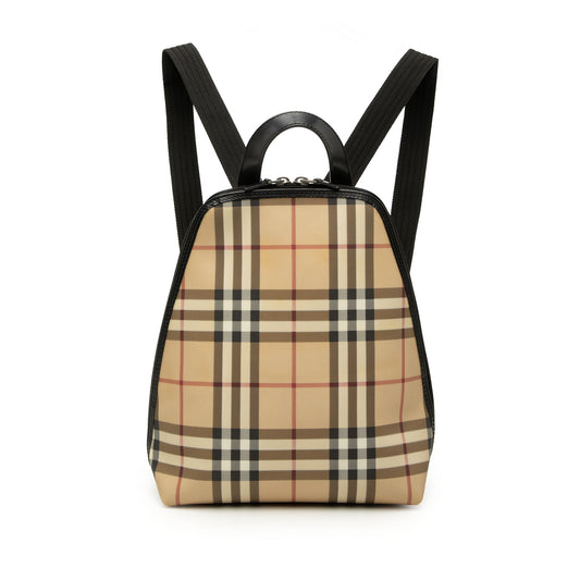 Burberry House Check Canvas Backpack