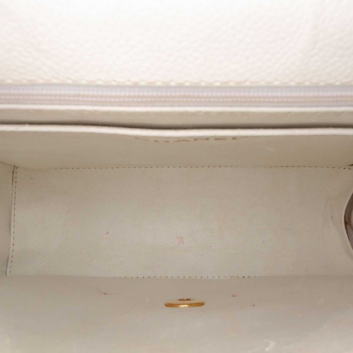 Chanel CC Quilted Caviar Shoulder Bag