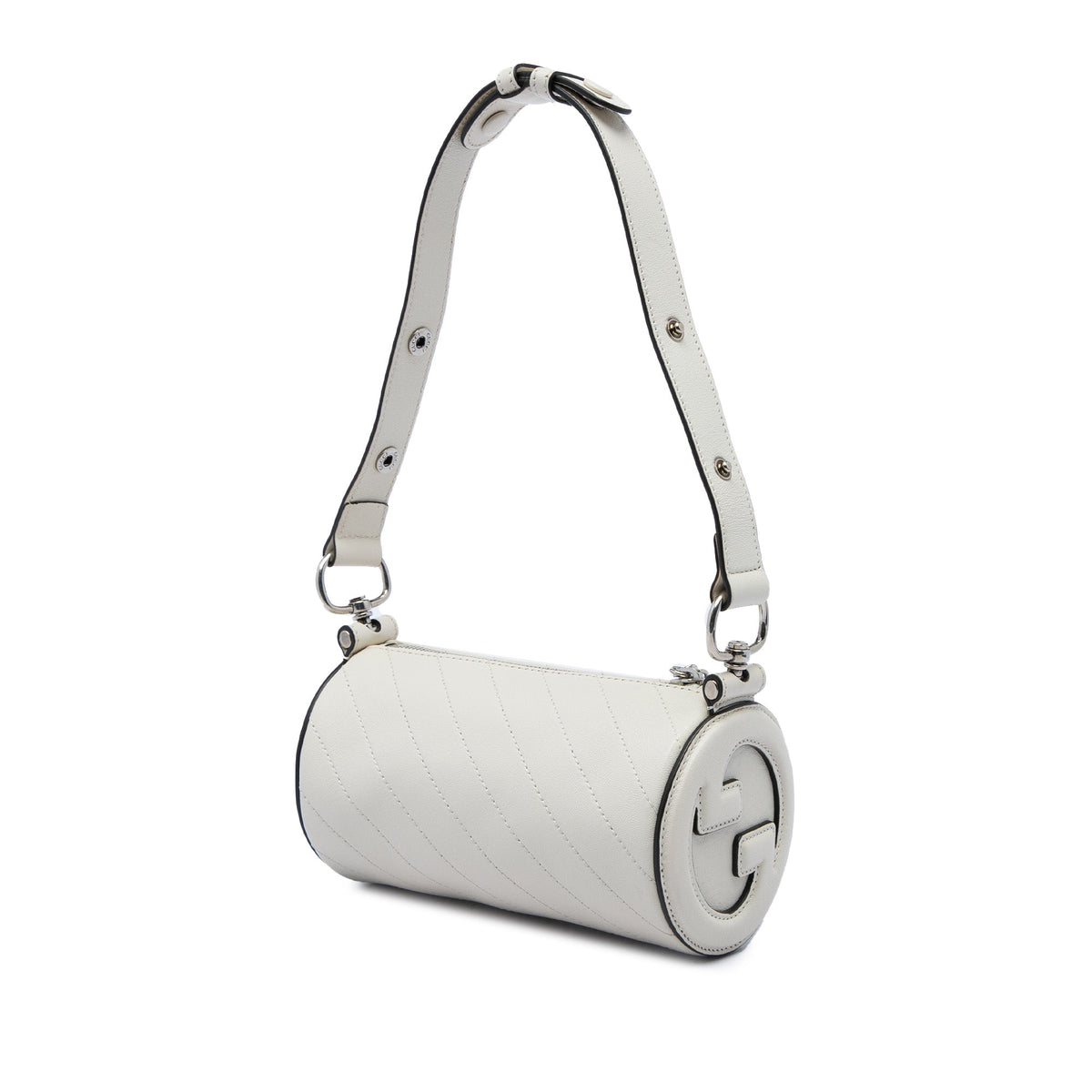 Gucci Mini Calfskin Blondie Barrel Shoulder Bag