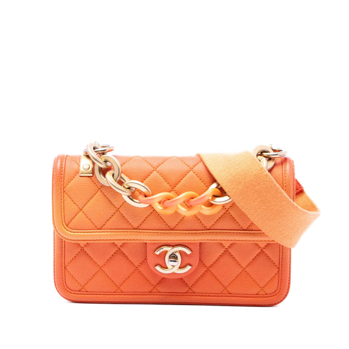 Chanel Small Quilted Caviar Sunset On The Sea Flap