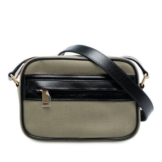 Saint Laurent Small Canvas Camp Camera Bag