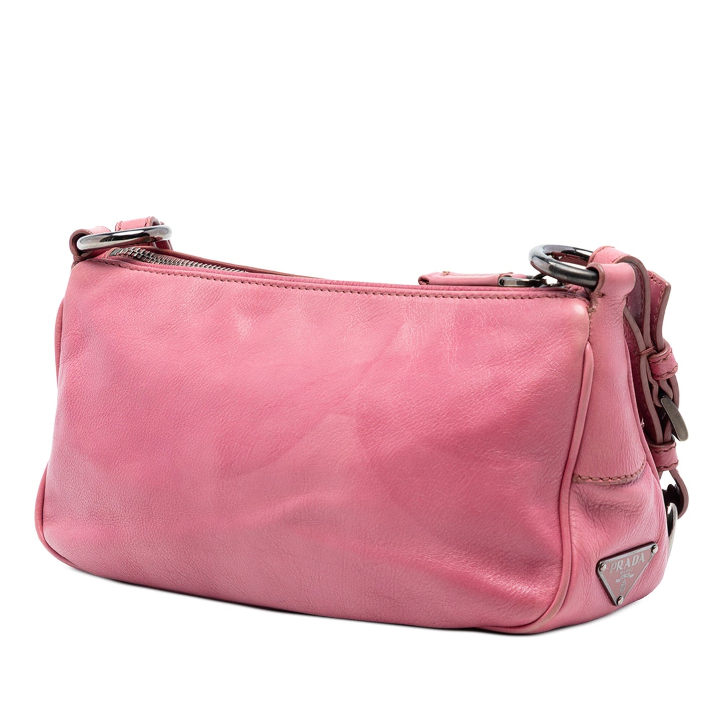 Soft Calf Double Pocket Shoulder Bag